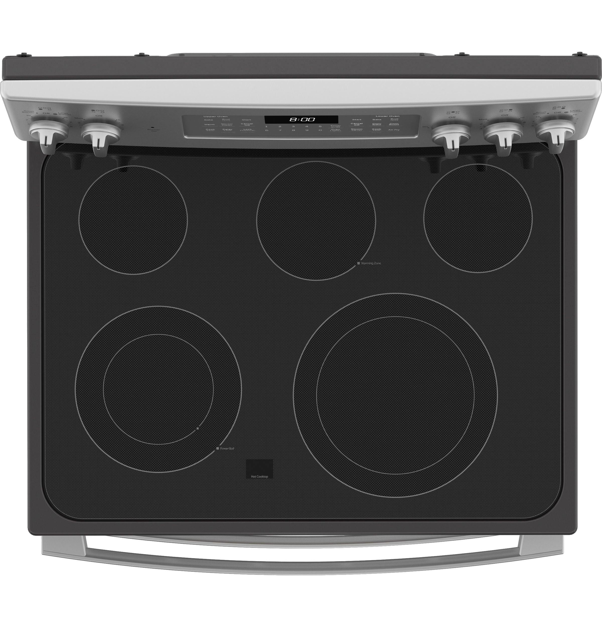 GE Appliances 30" 6.6 cu. ft. Freestanding Electric Range with 5 Elements and Convection Oven