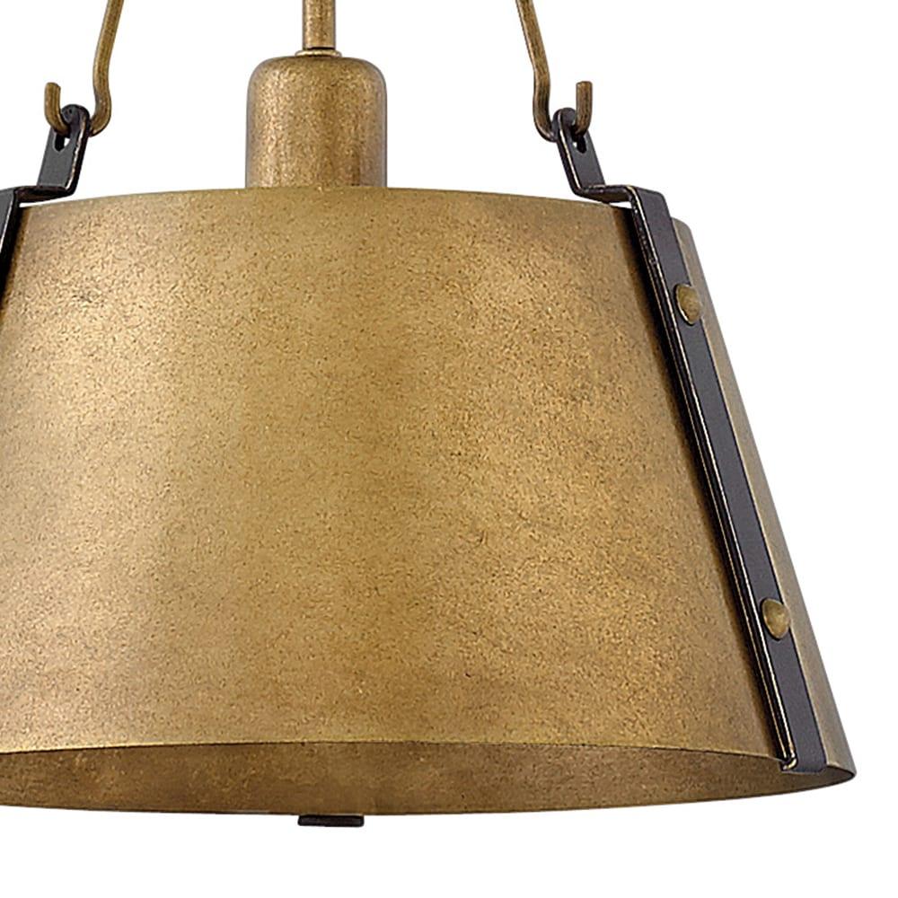 Cartwright Small 1-Light Drum Pendant w/ Bold Rivets