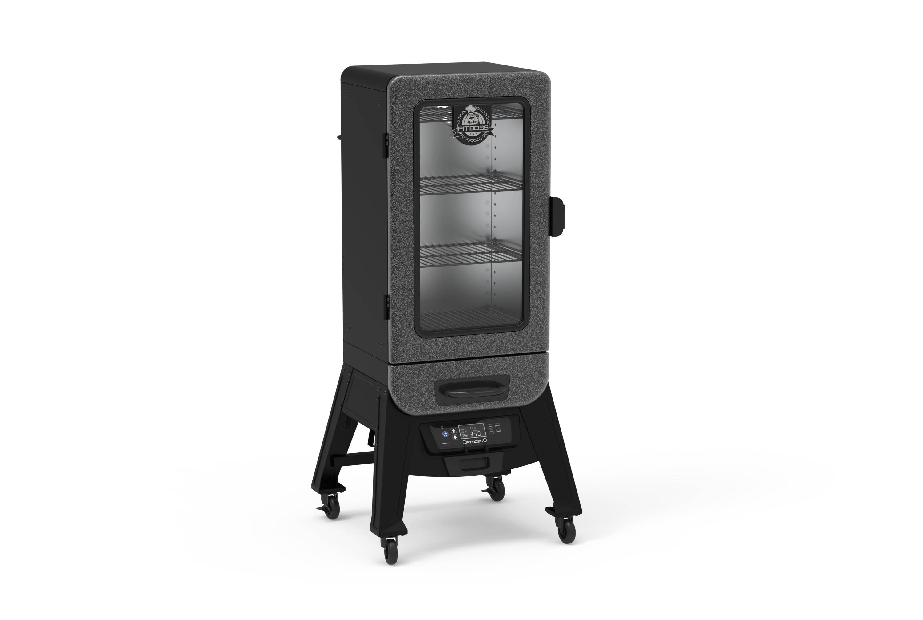 Pit Boss Pit Boss 3-Series Electric Vertical Smoker, Silver Hammertone