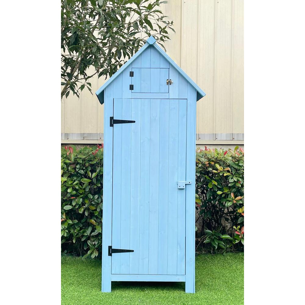 2 ft. 5 in. W x 2 ft D Solid Wood Storage Shed