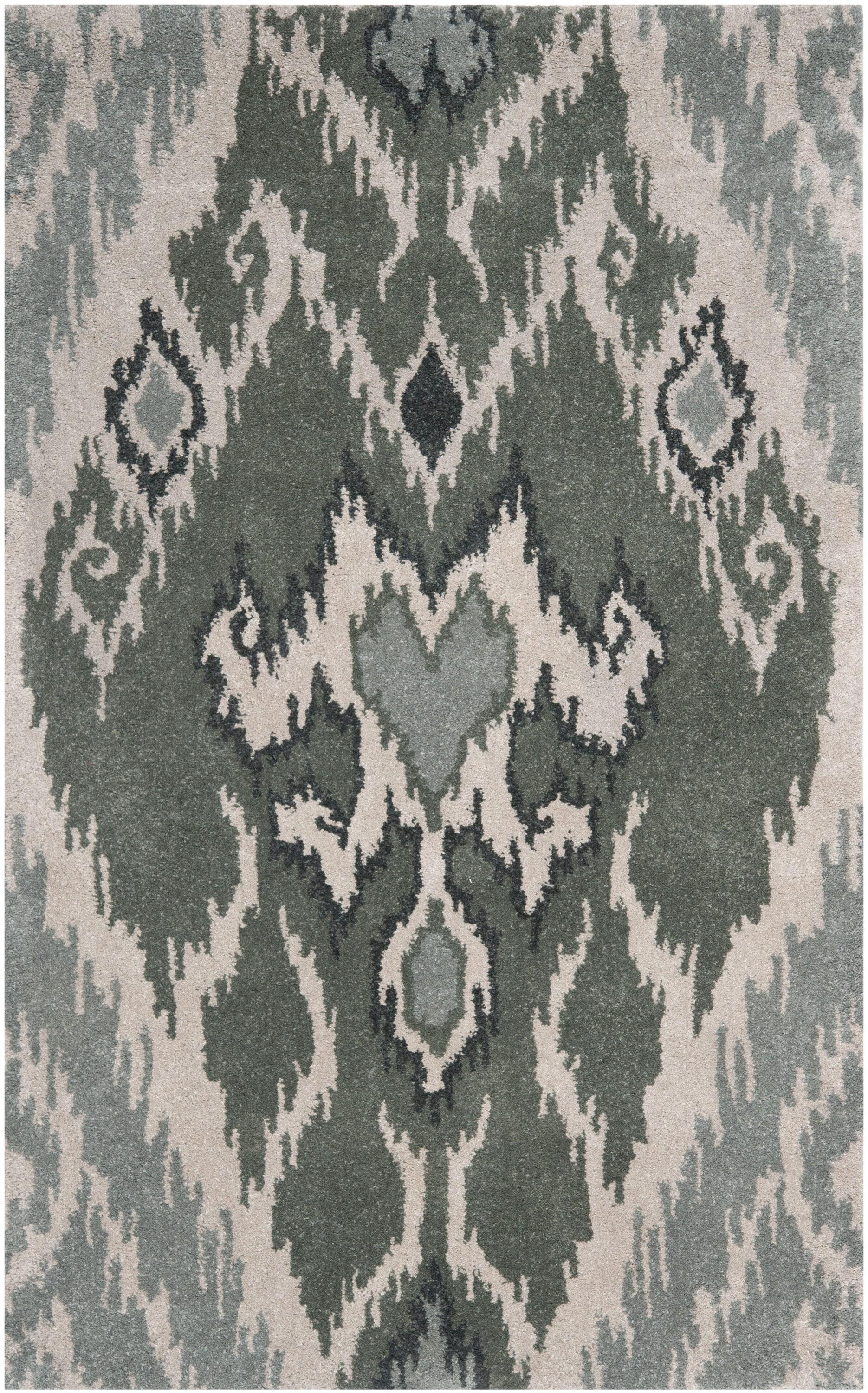 Capri CPR351 Tufted Indoor Accent Rug - Multi/Grey - 3'x5' - Safavieh