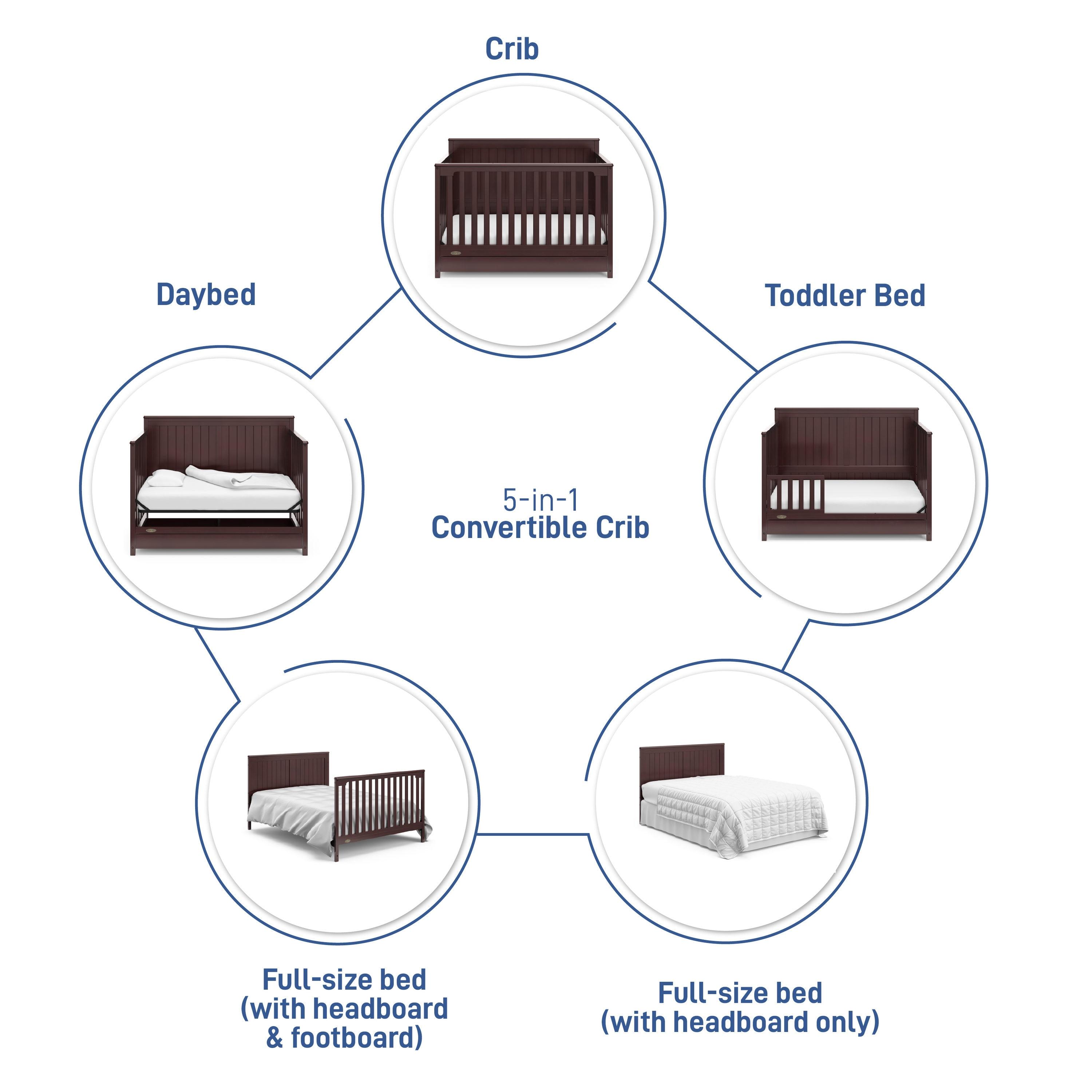 Hadley 5-in-1 Convertible Crib