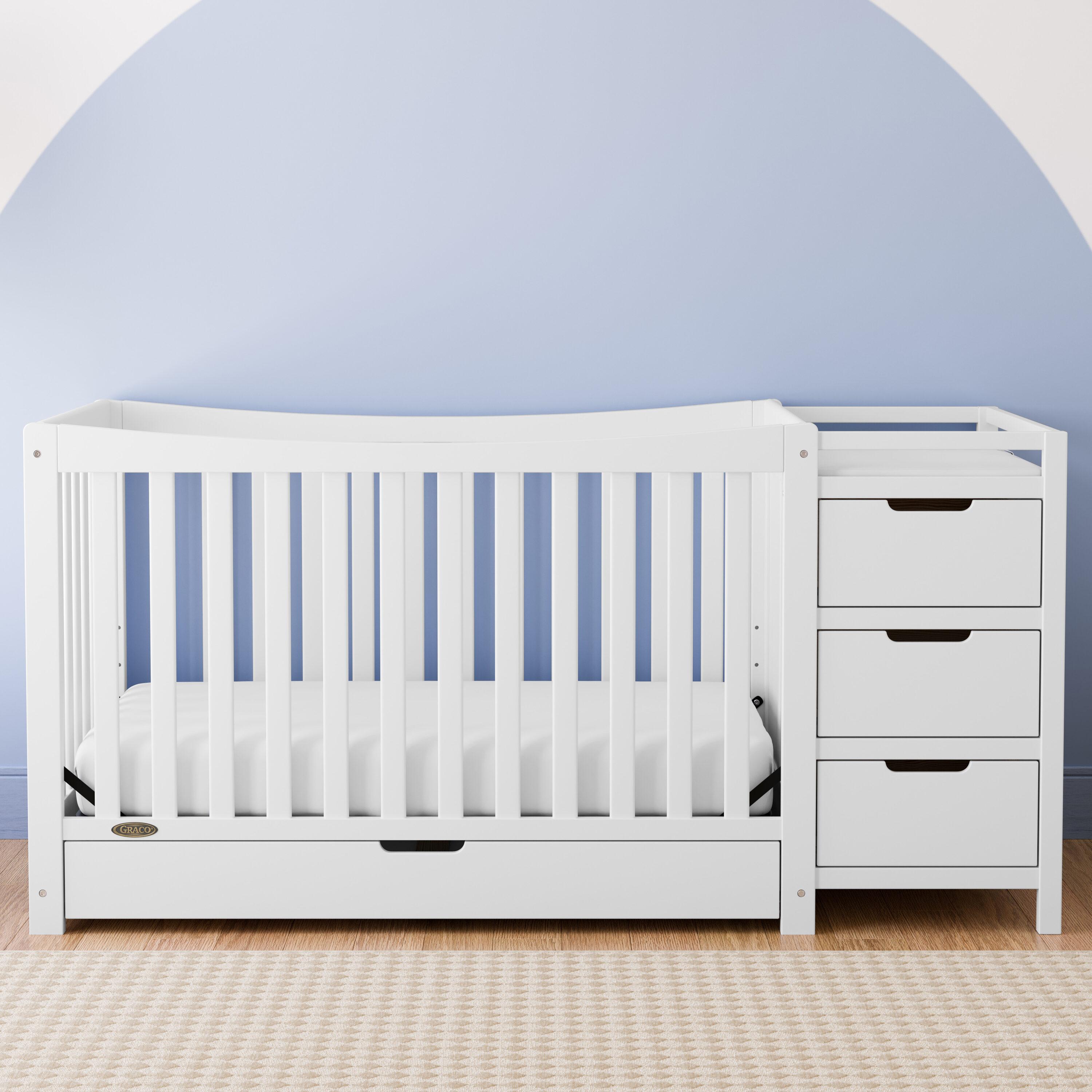 Graco Remi 4-in-1 Convertible Crib and Changer with Storage