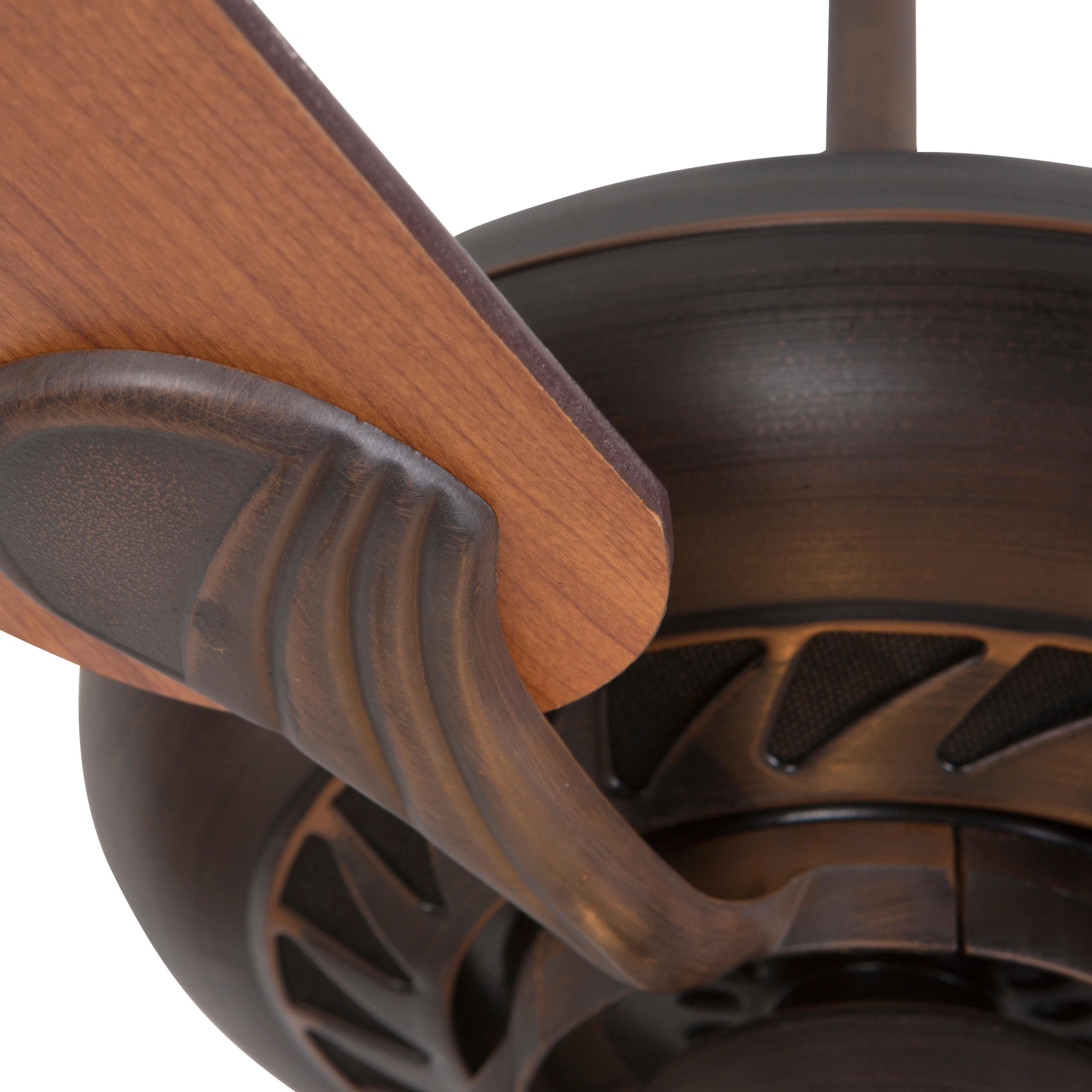 Yosemite Home Decor WHITNEY-ORB-2 52-Inch Ceiling Fan in Oil Rubbed Bronze Finish with 3 Light, Oil Rubbed Bronze 2