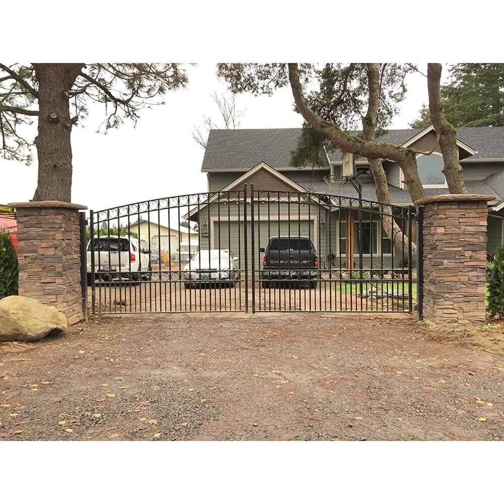 Steel Dual Swing Driveway Gate - PARIS Style