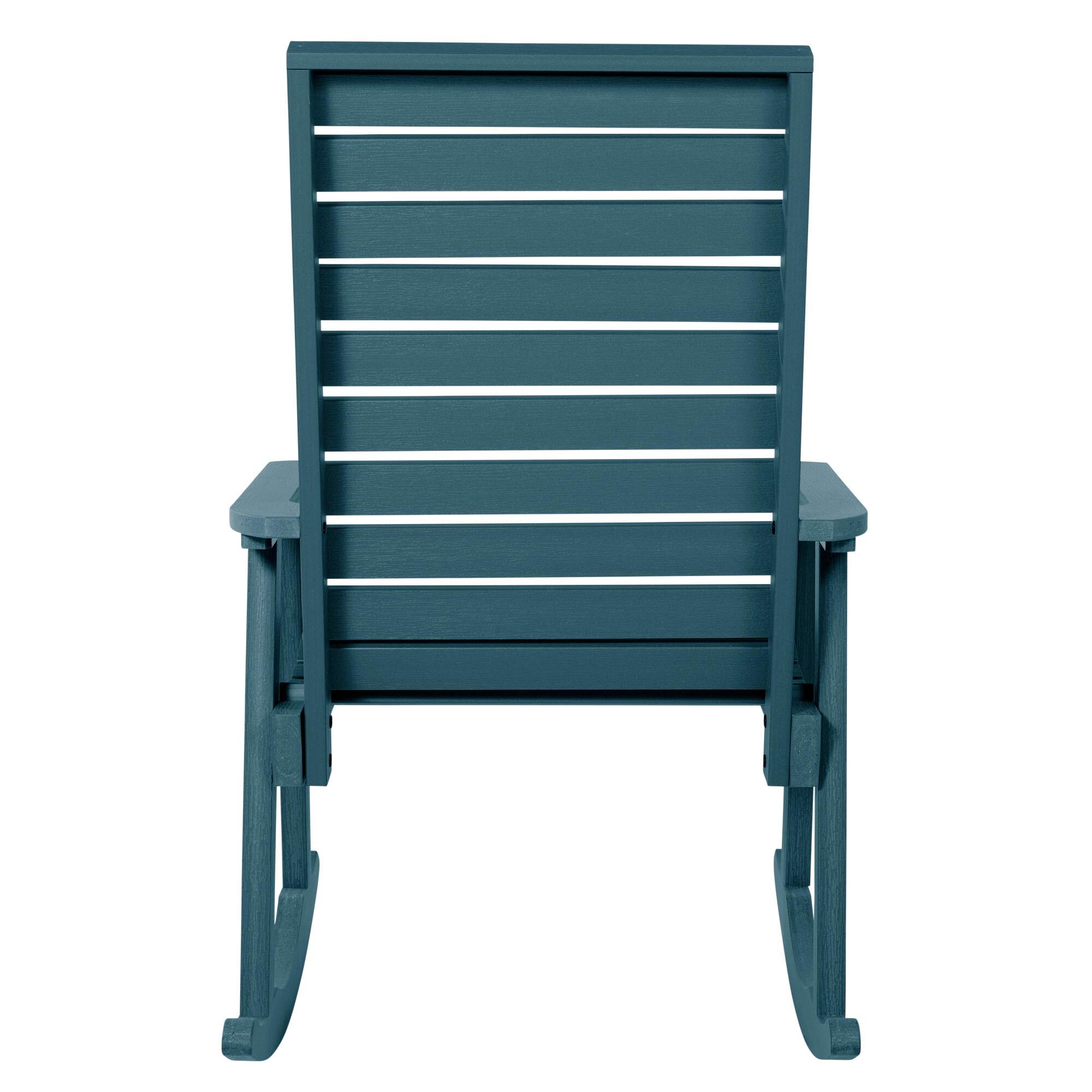 Weatherly Rocking Patio Chair Nantucket Blue - highwood