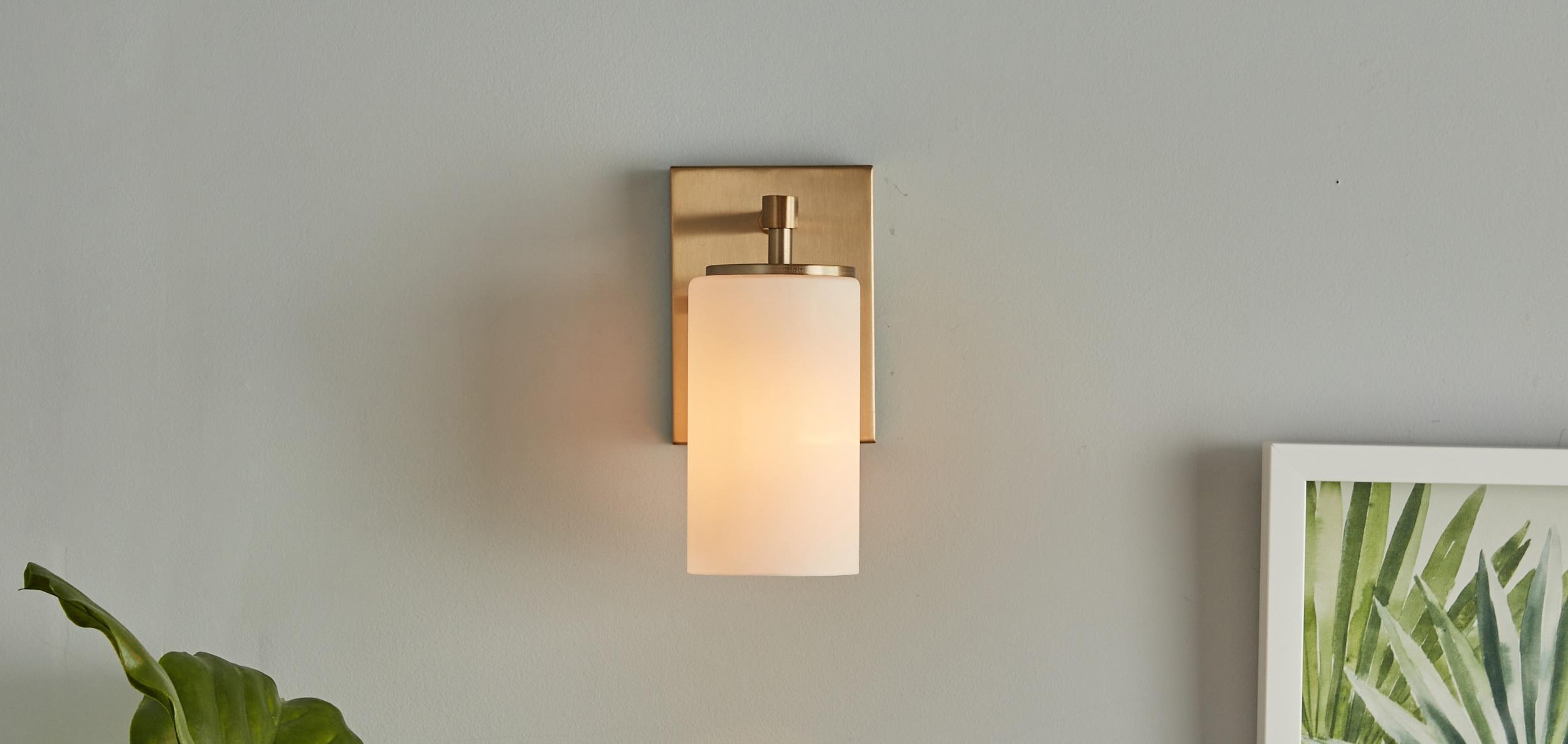 Sea Gull Lighting 4124601-848 Alturas Wall/Bath Sconce Vanity Style Fixture, One - Light, White