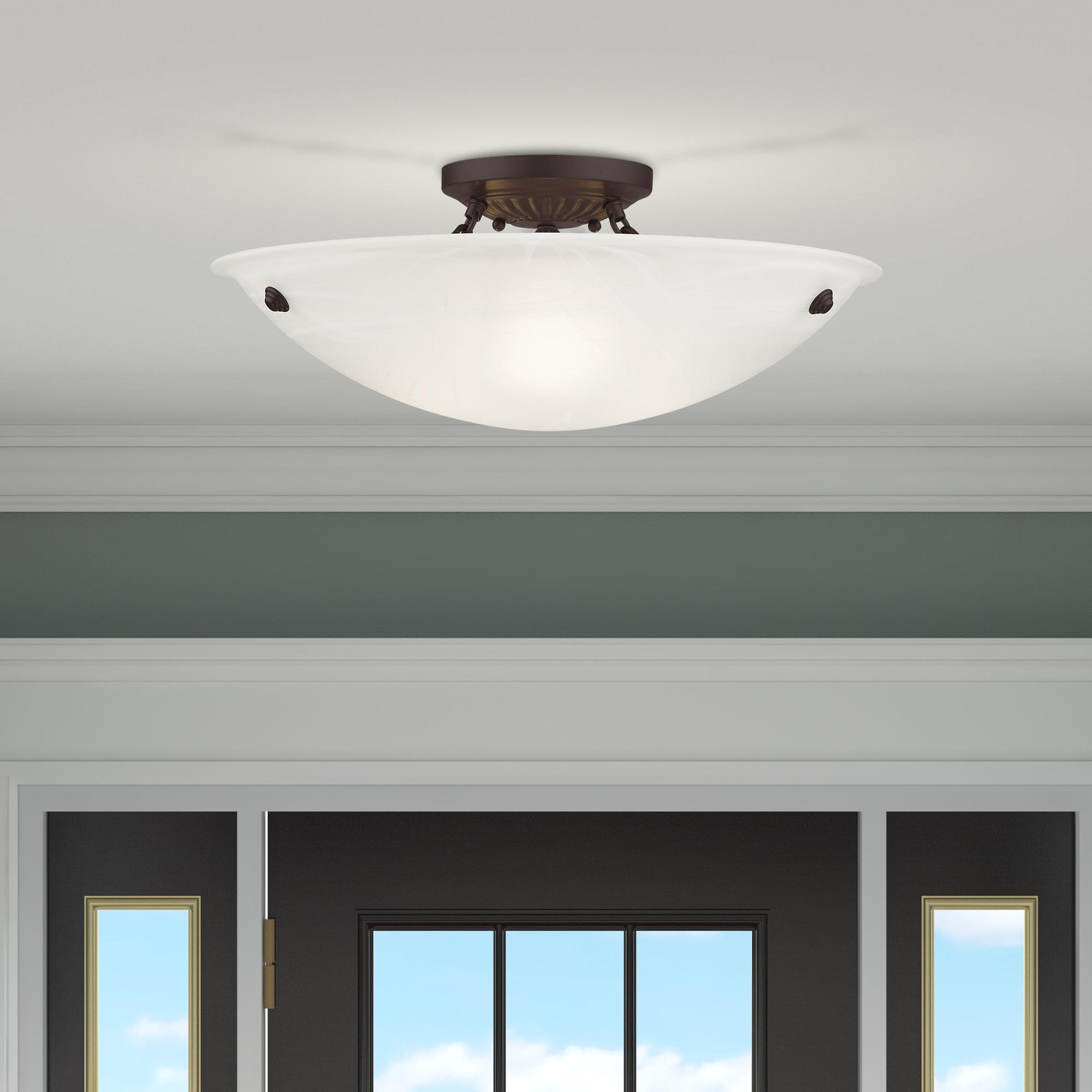 Livex Lighting Oasis 3 - Light Flush Mount in  Bronze