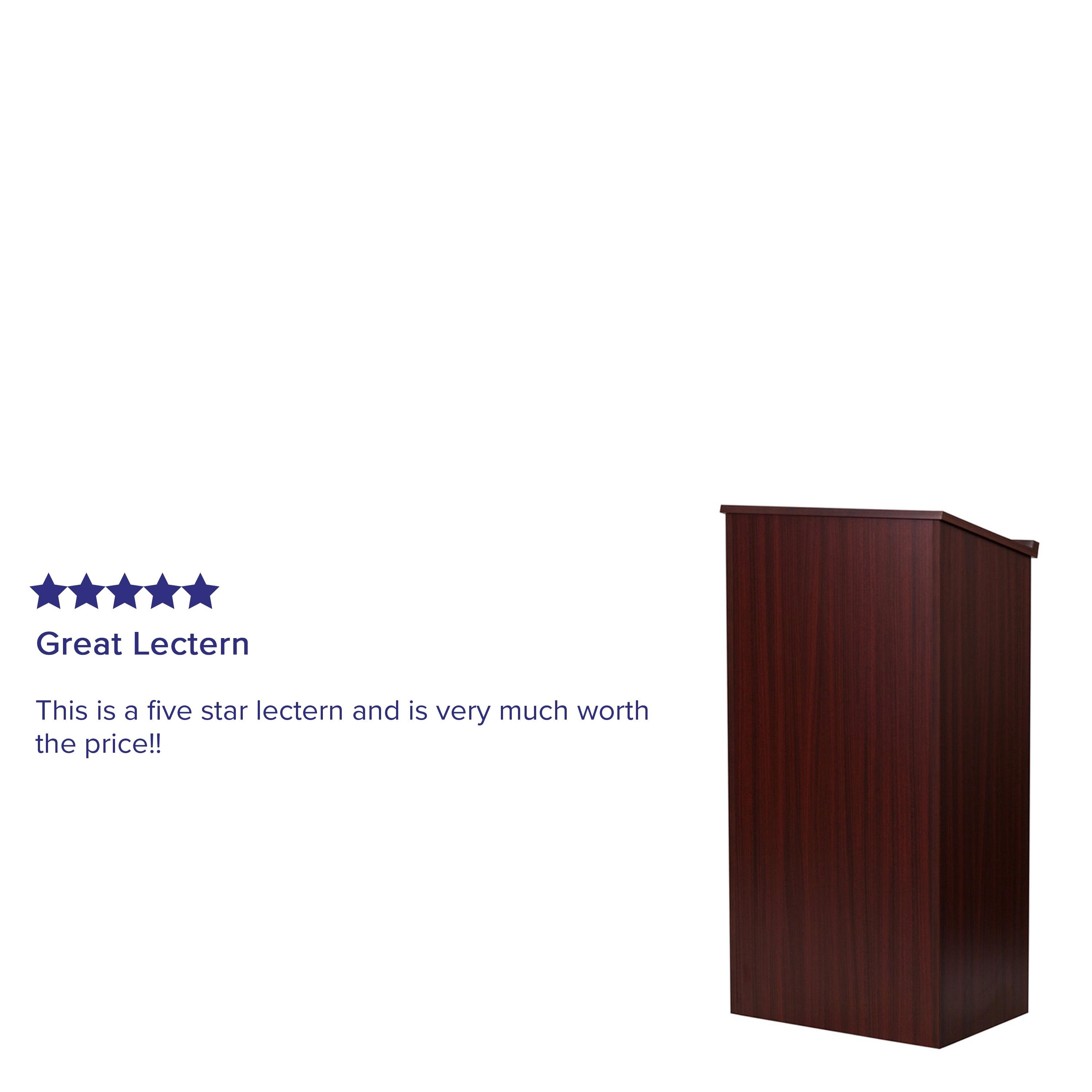 Collette Stand-Up Wood Lectern