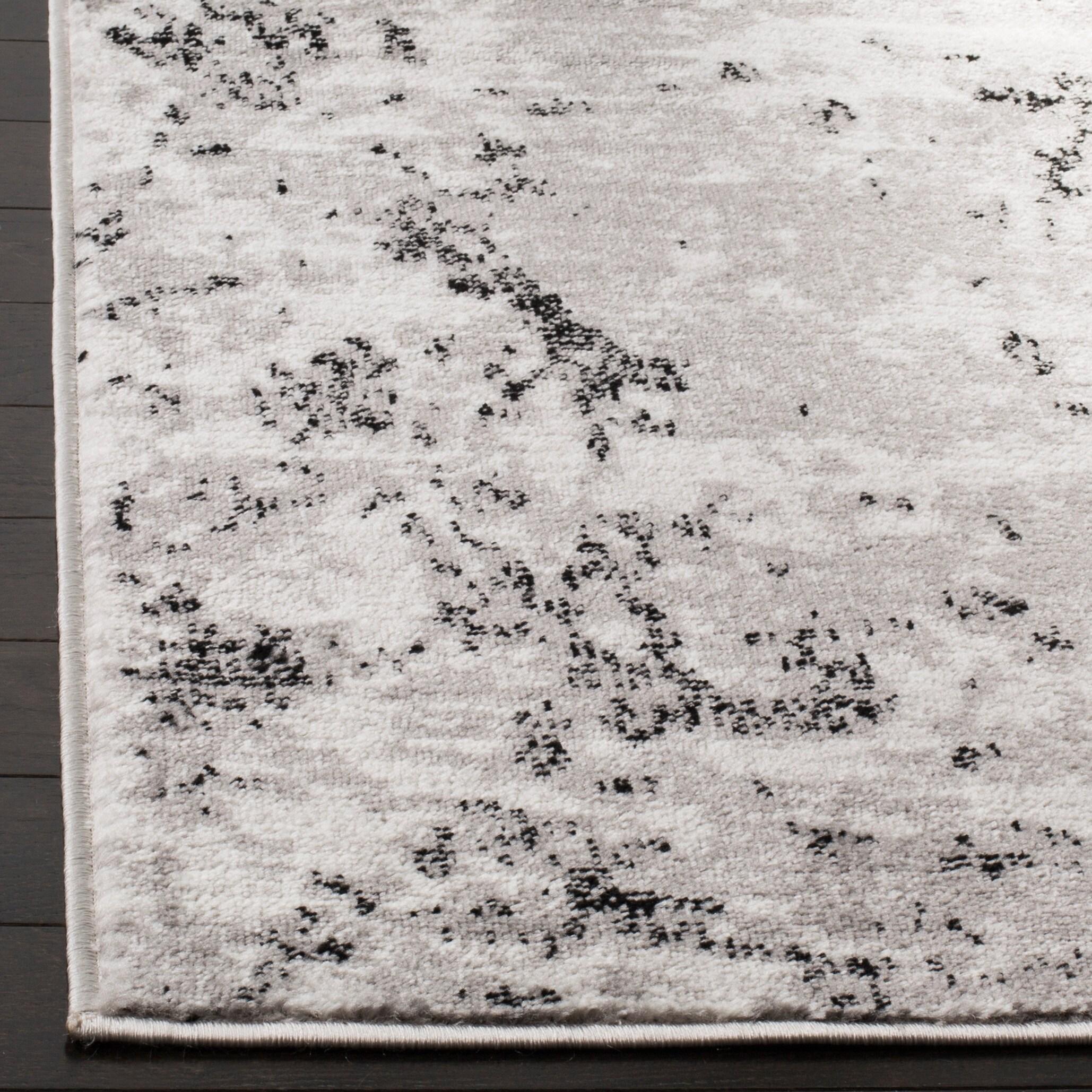Safavieh Skyler 2' x 12' Runner Rug in Gray and Ivory