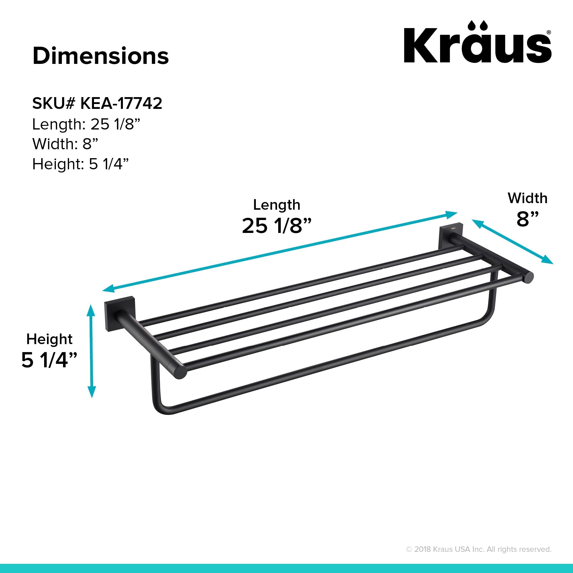 Ventus Wall Mounted Towel Rack