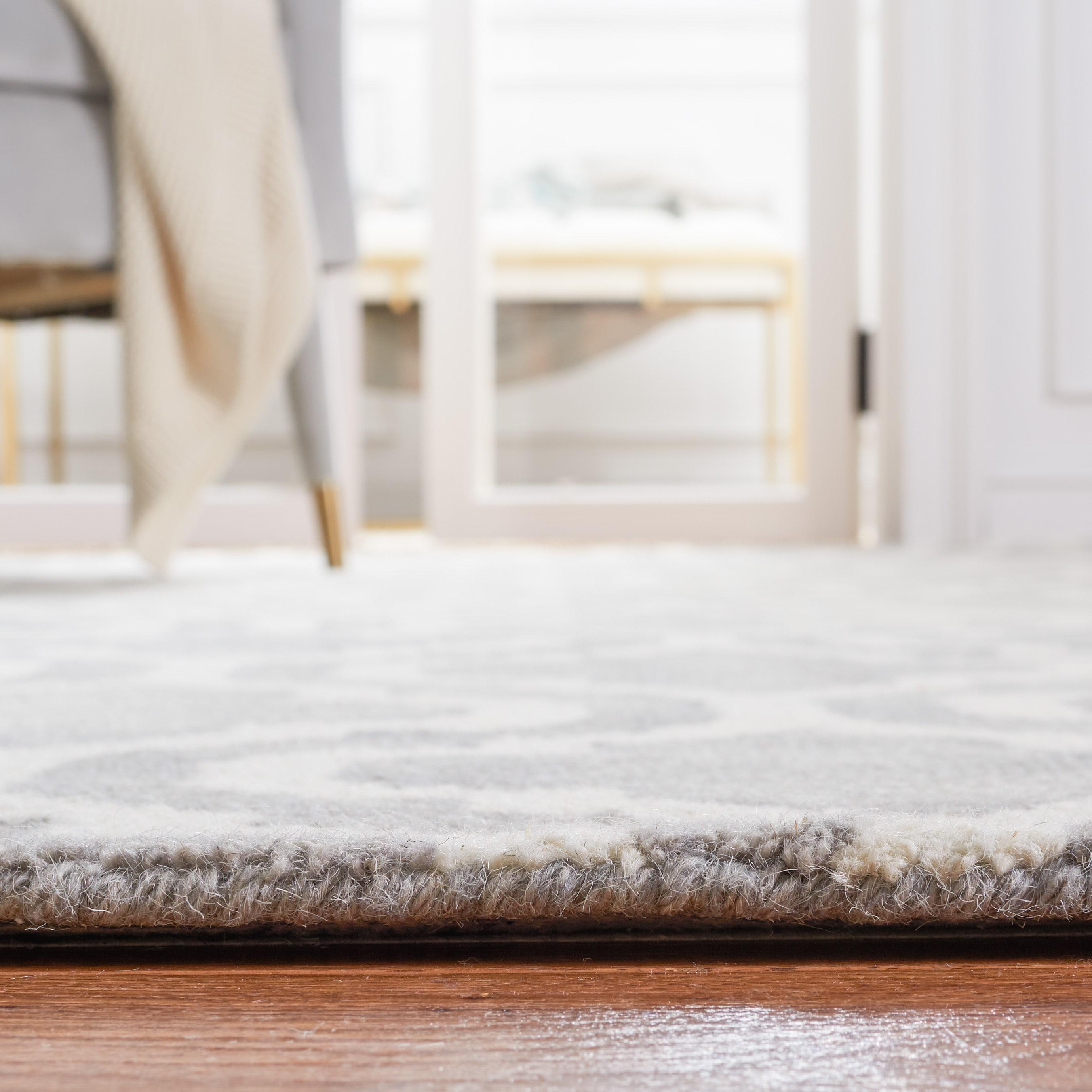 Dip Dye DDY537 Hand Tufted Accent Rug - Grey/Ivory - 2'x3' - Safavieh.
