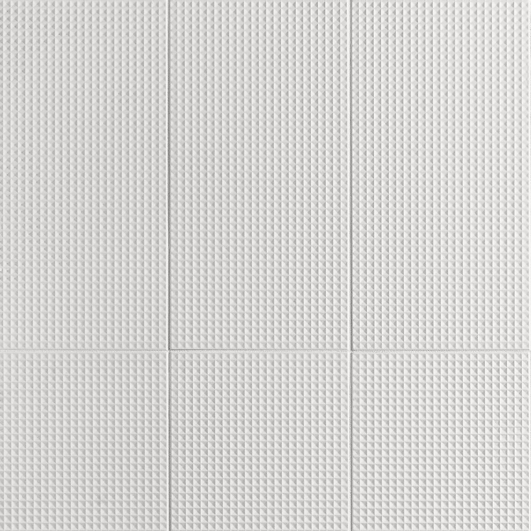 Level Waffle 7.87" x 15.74" Ceramic Patterned Tile