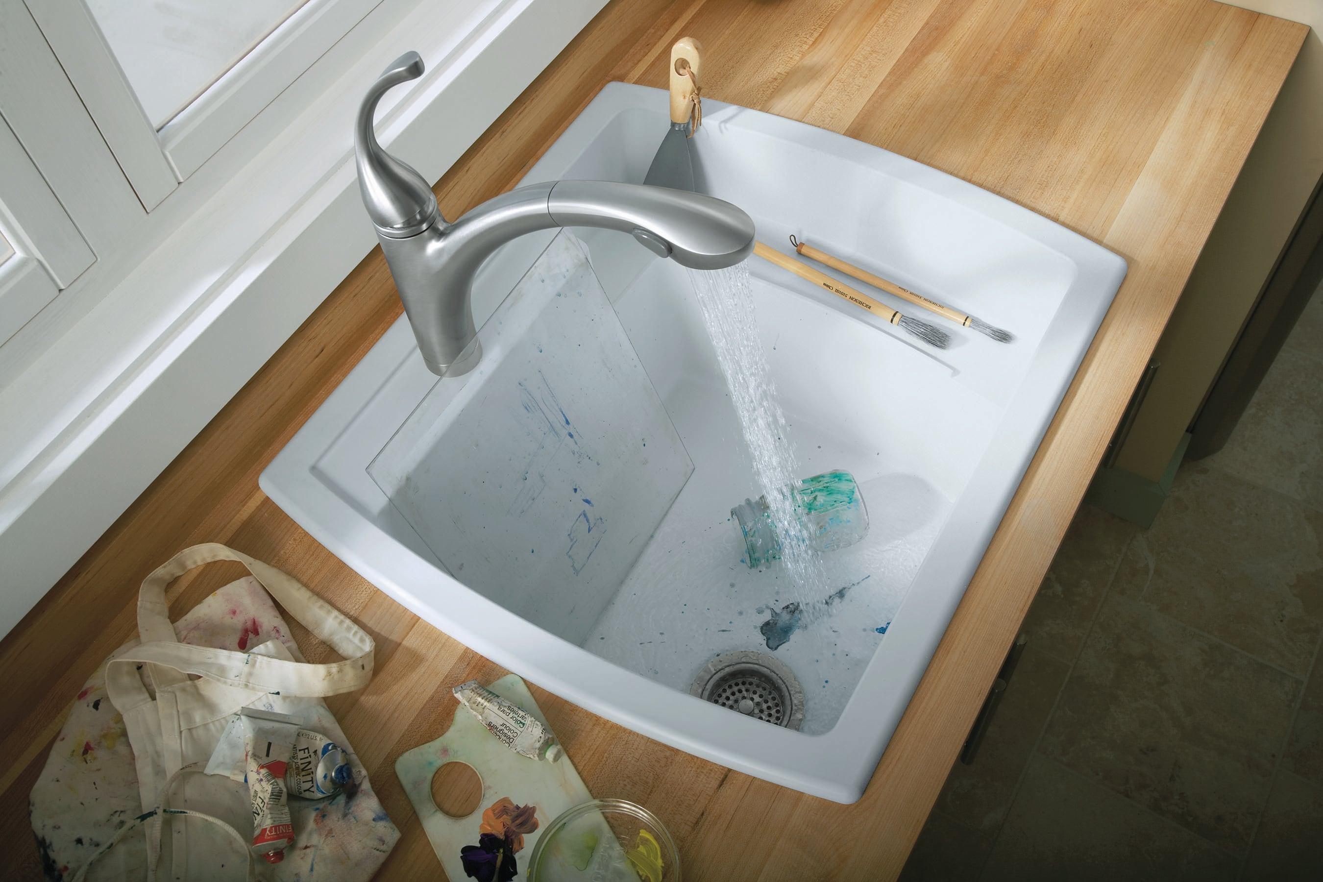 Latitude 25" L x 22" W Laundry Sink