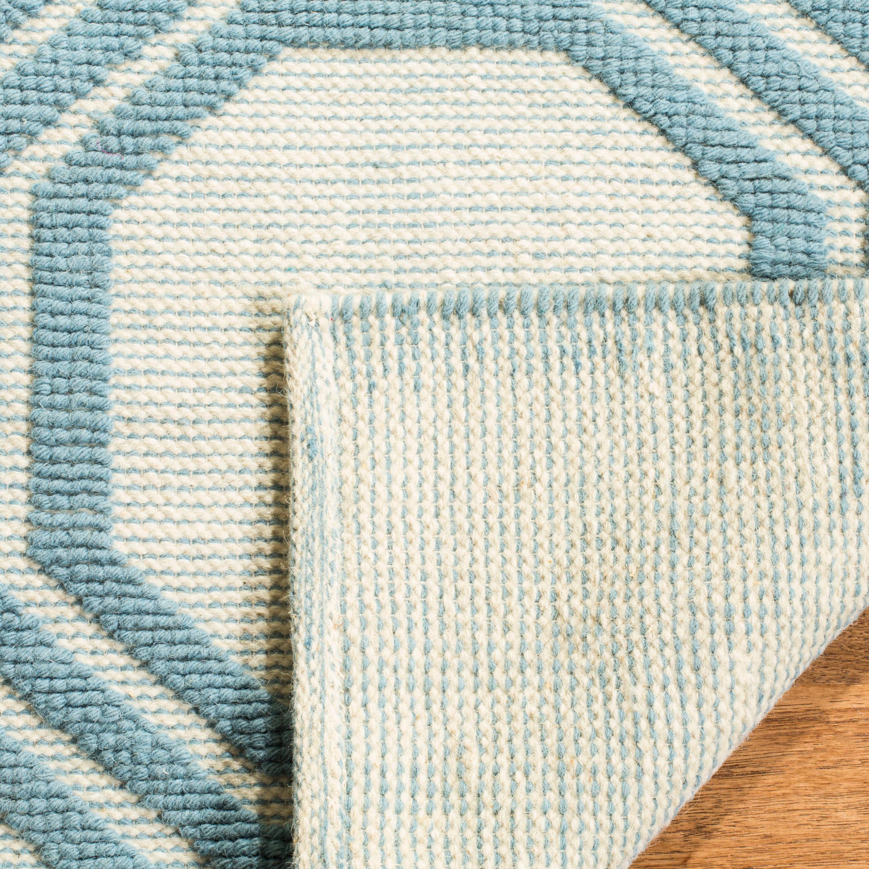 Martha Stewart Puzzle Hand Woven Wool Geometric Rug