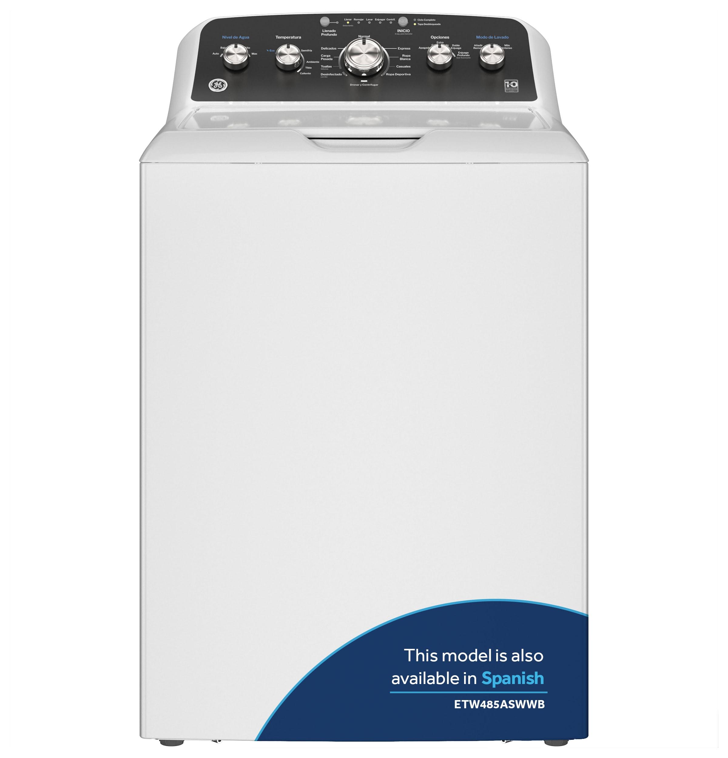 GE 4.5 Cu Ft Capacity Washer With Stainless Steel Basket Cold Plus And Wash Boost​