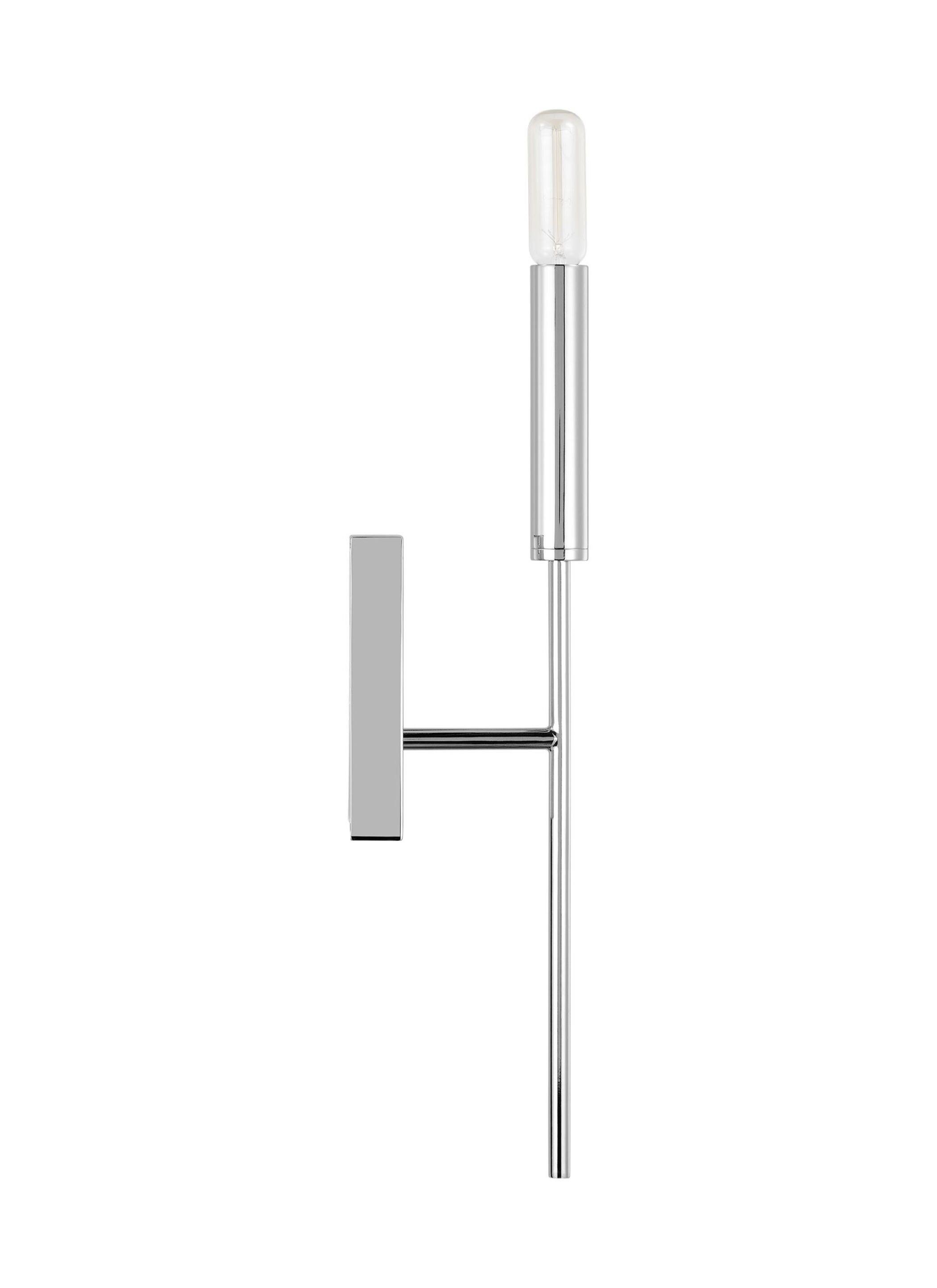 Generation Lighting Ew1161 Ed Ellen Degeneres 20" Tall Bathroom Sconce - Nickel