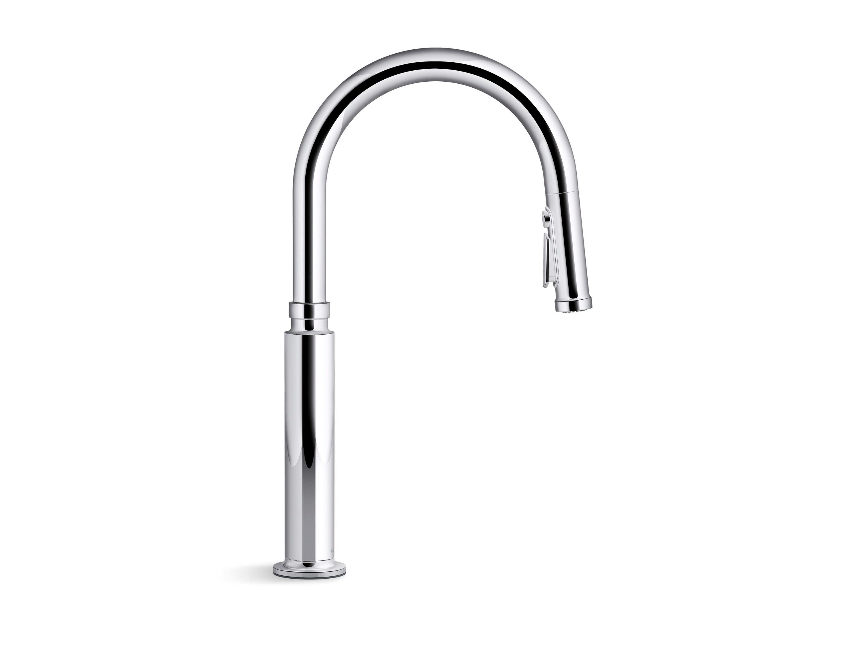 Edalyn by Studio McGee Pull-Down Kitchen Sink Faucet with Three-Function Sprayhead