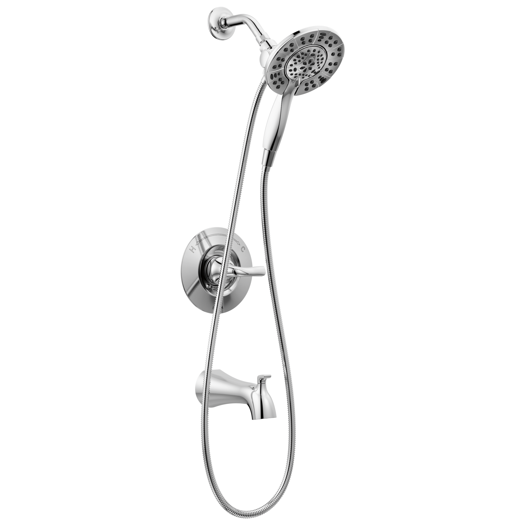 Arvo Single-Function Tub Shower Faucet Set, Shower Trim Kit with In2ition Shower Head and Valve