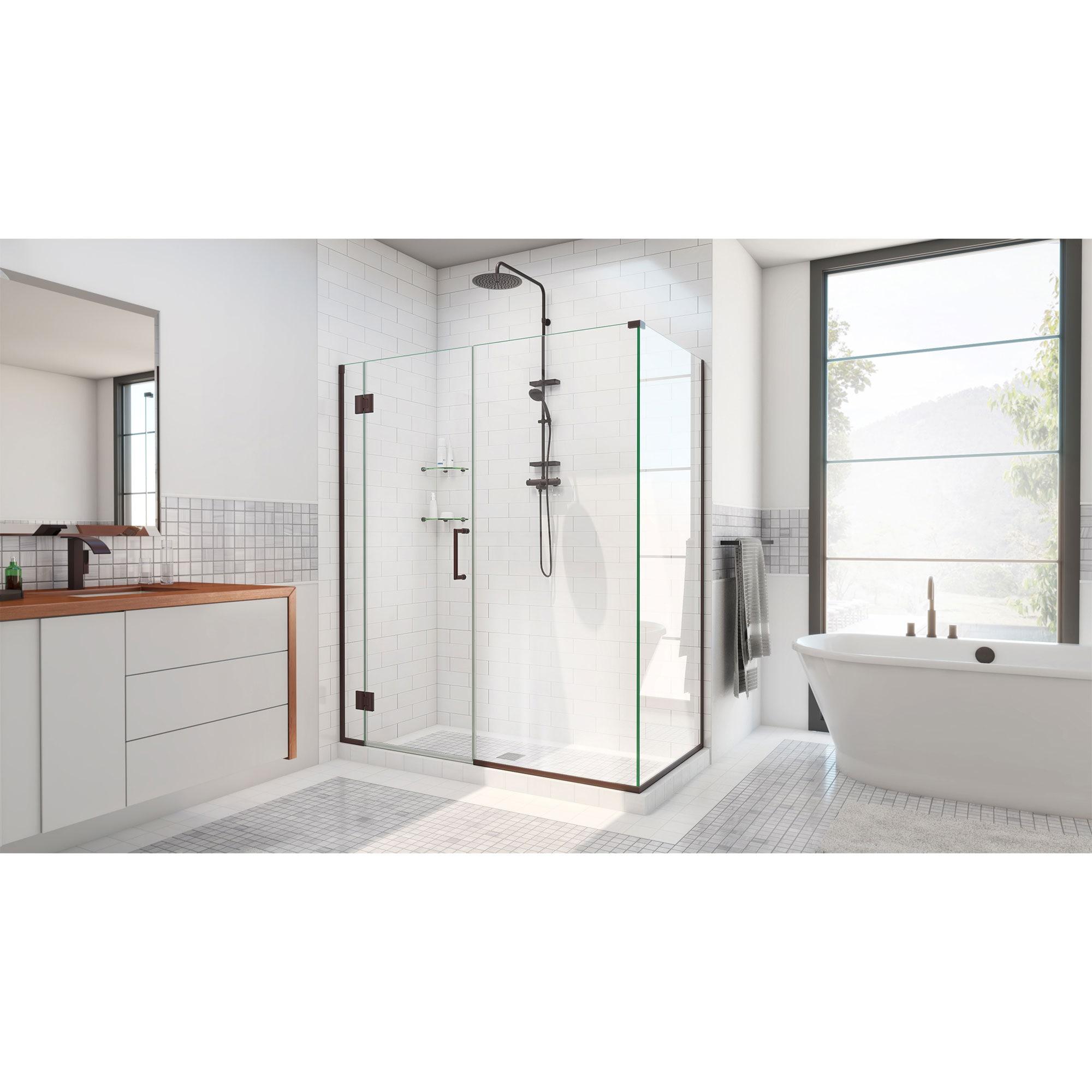 Unidoor-X 60'' W x 30.375'' D x 72'' H Frameless Rectangle Shower Enclosure