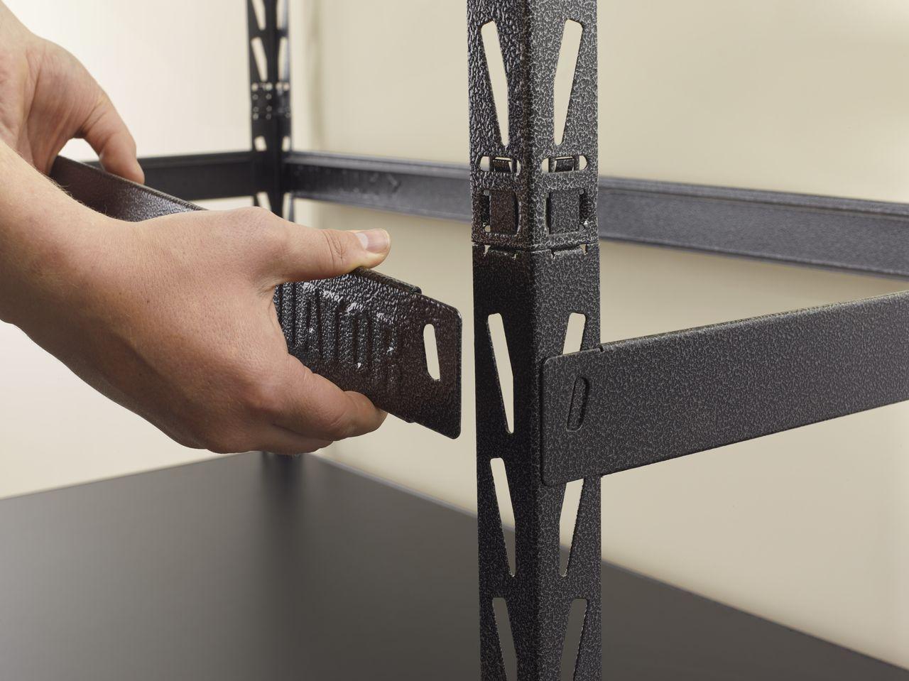 48" Wide EZ Connect Rack With Five Deep Shelves