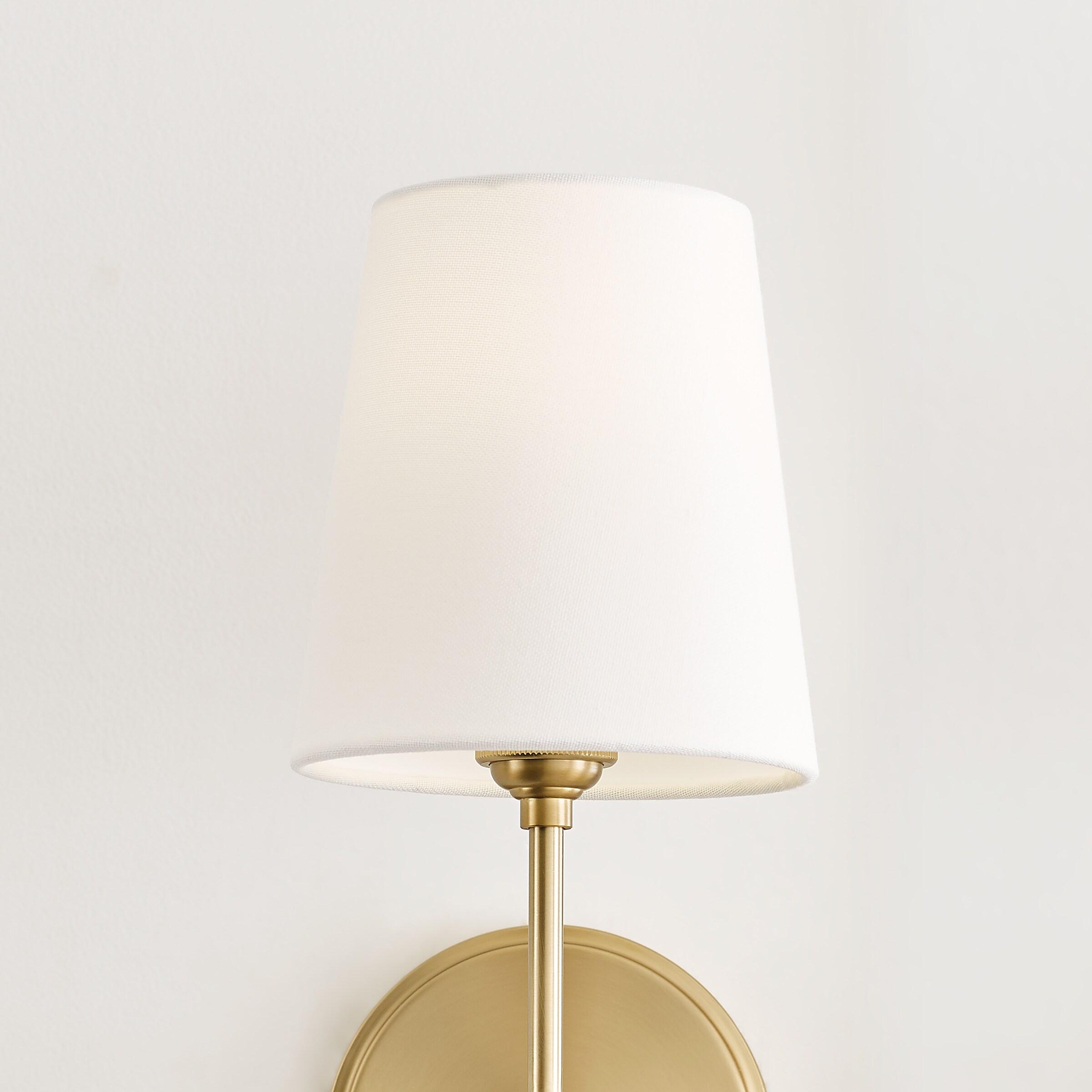 Generation Lighting 1-Light Baker Bath Fixture Wall Lamp Satin Brass 4187201-848 | Bathroom Light Fixture for Home Decor | Wall Sconce Vanity Light Fixture and Bathroom Accessory