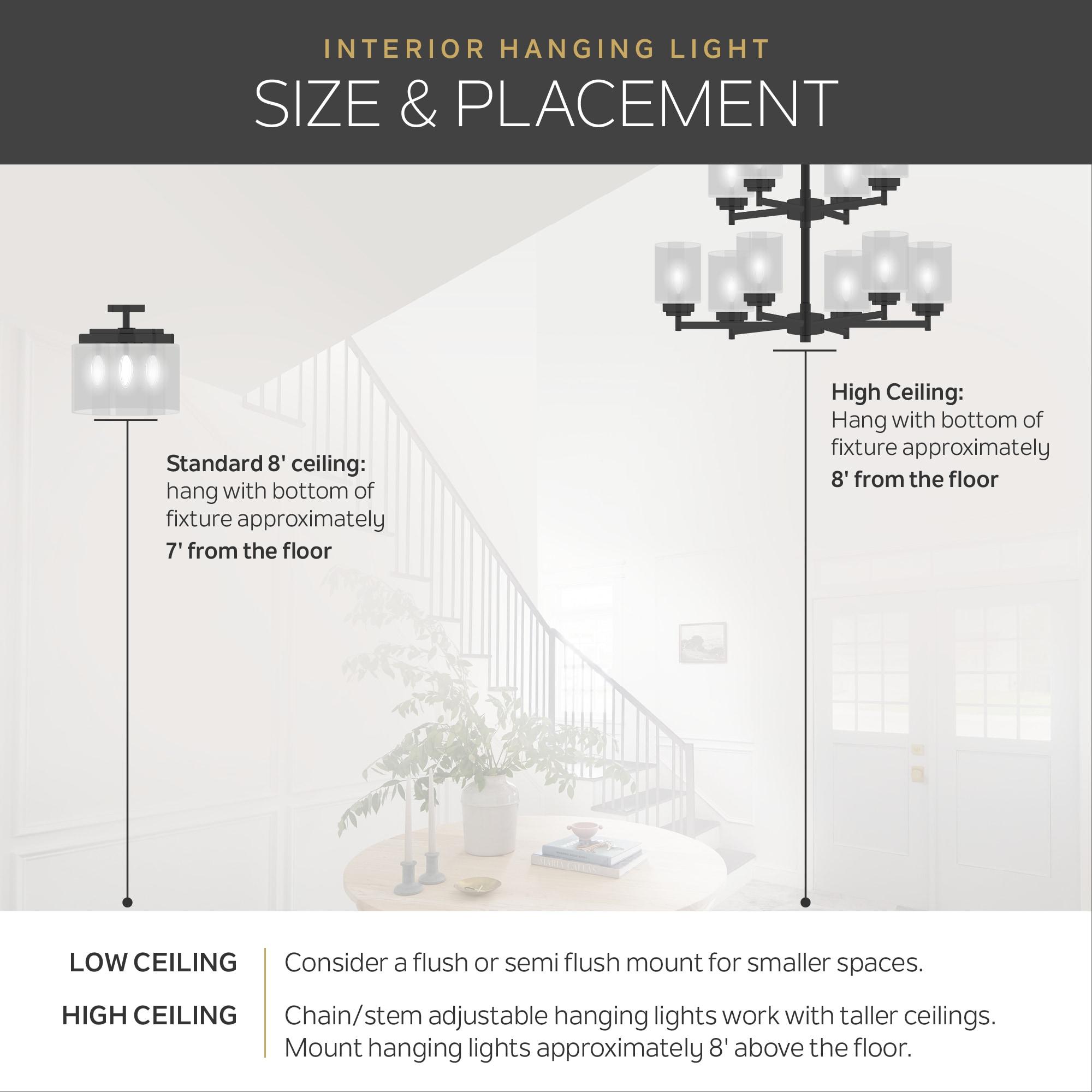 Olde Bronze Modern 18" Clear Glass 3-Light Pendant