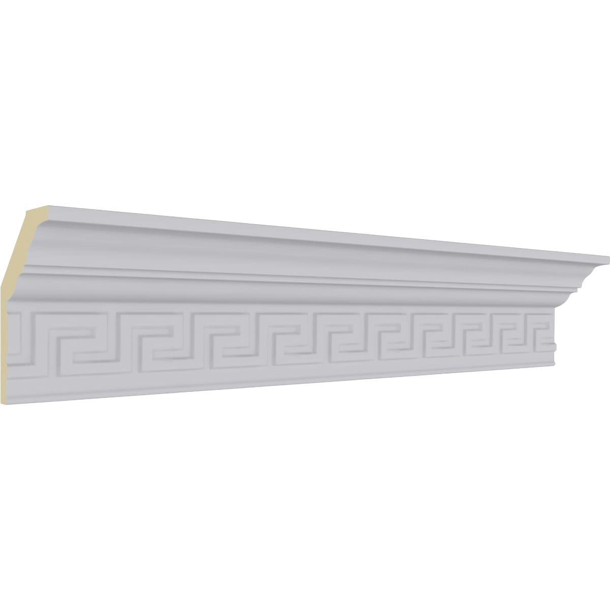 3 1/2"H x 2 1/4"P x 4 1/4"F x 94 1/2"L Eris Crown Moulding