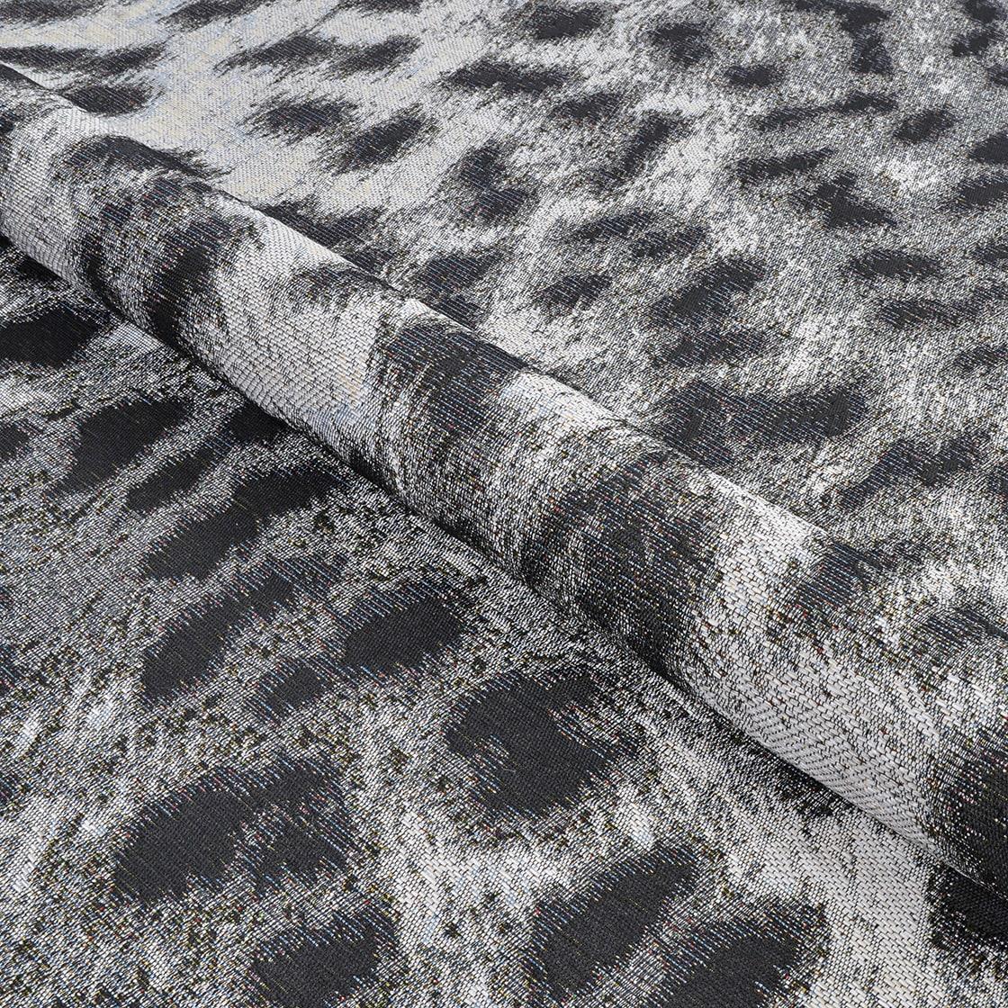 Couristan Dolce Lynx Indoor/Outdoor Area Rug, Ivory-Charcoal, 2'3" x 3'11"