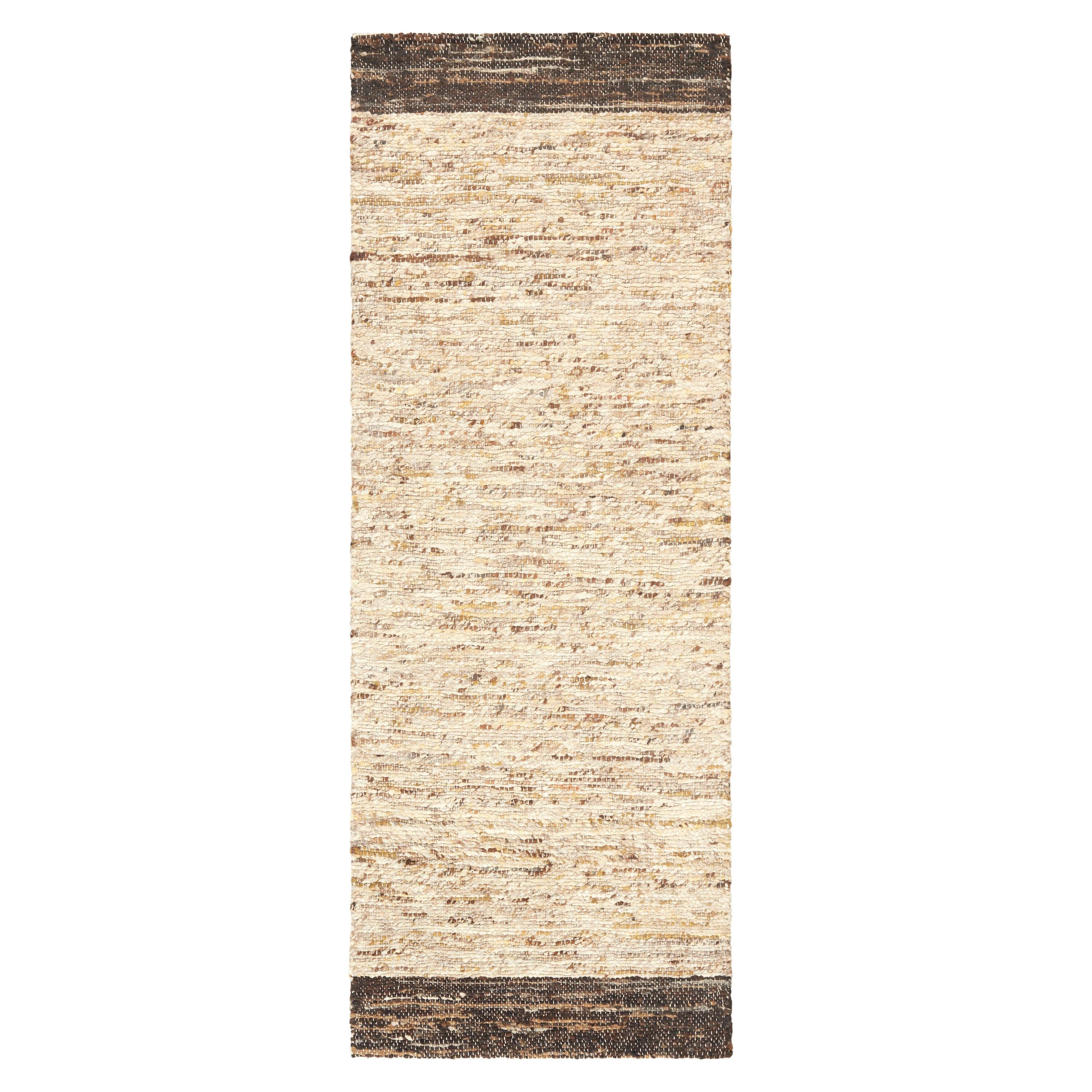 TOWN & COUNTRY Terra Montana Handcrafted Area Rug Beige/Dark Brown