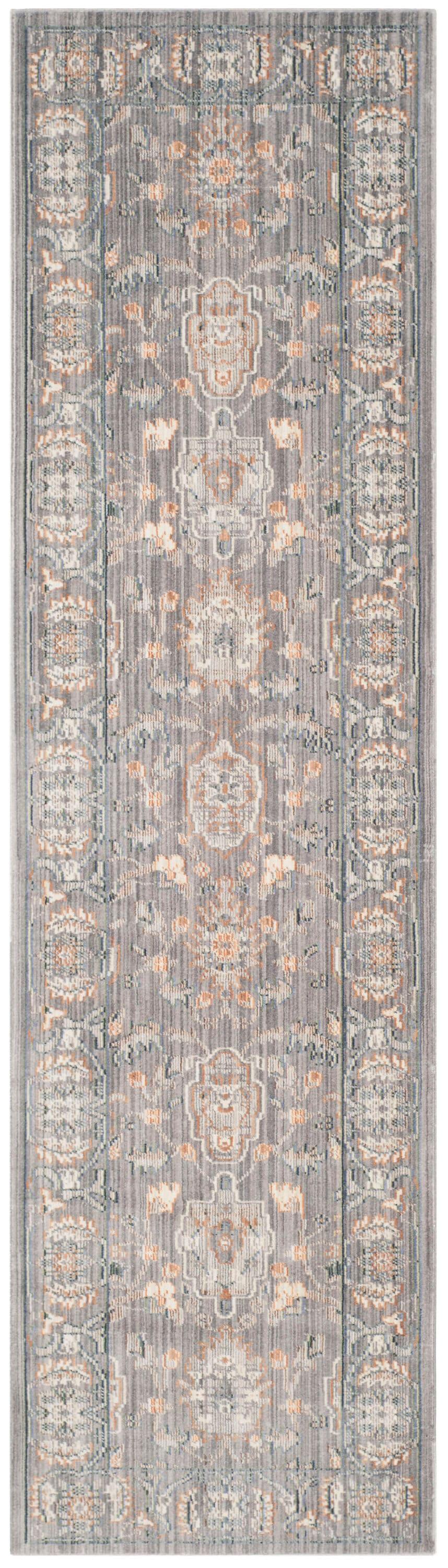 Valencia VAL112 Power Loomed Indoor Runner Rug - Mauve/Mauve - 2'3"x8' - Safavieh