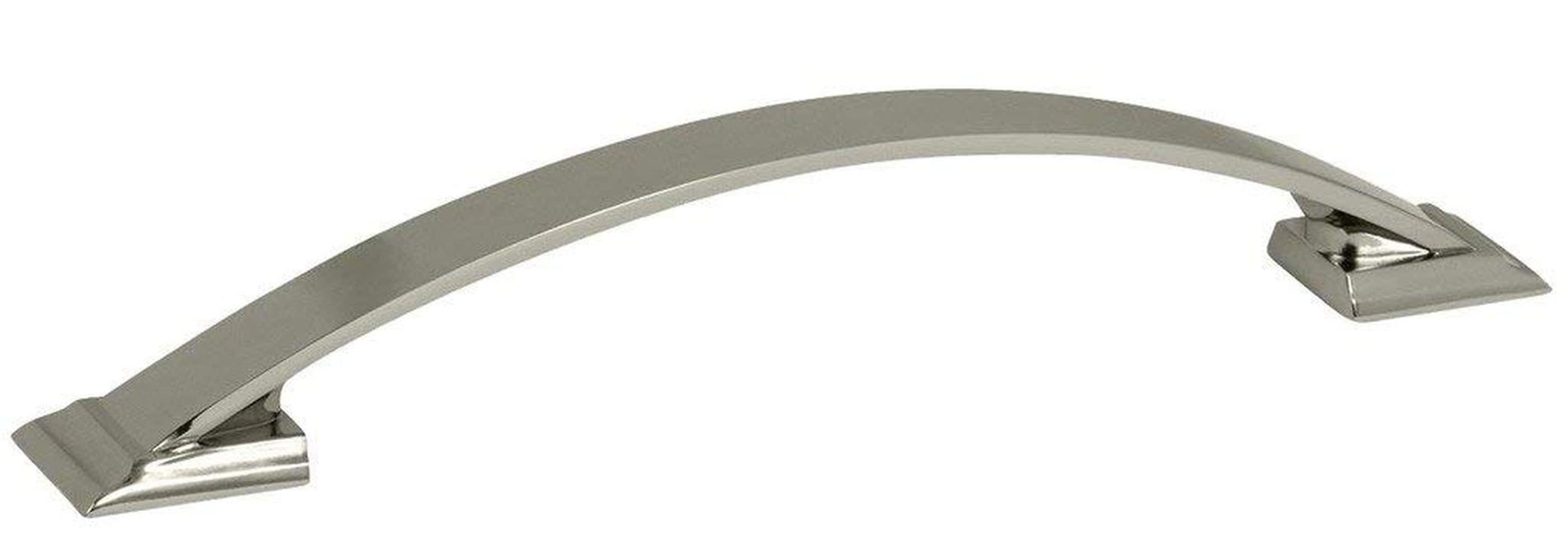 Amerock Candler 6-5/16 inch (160mm) Center-to-Center Polished Nickel Cabinet Pull