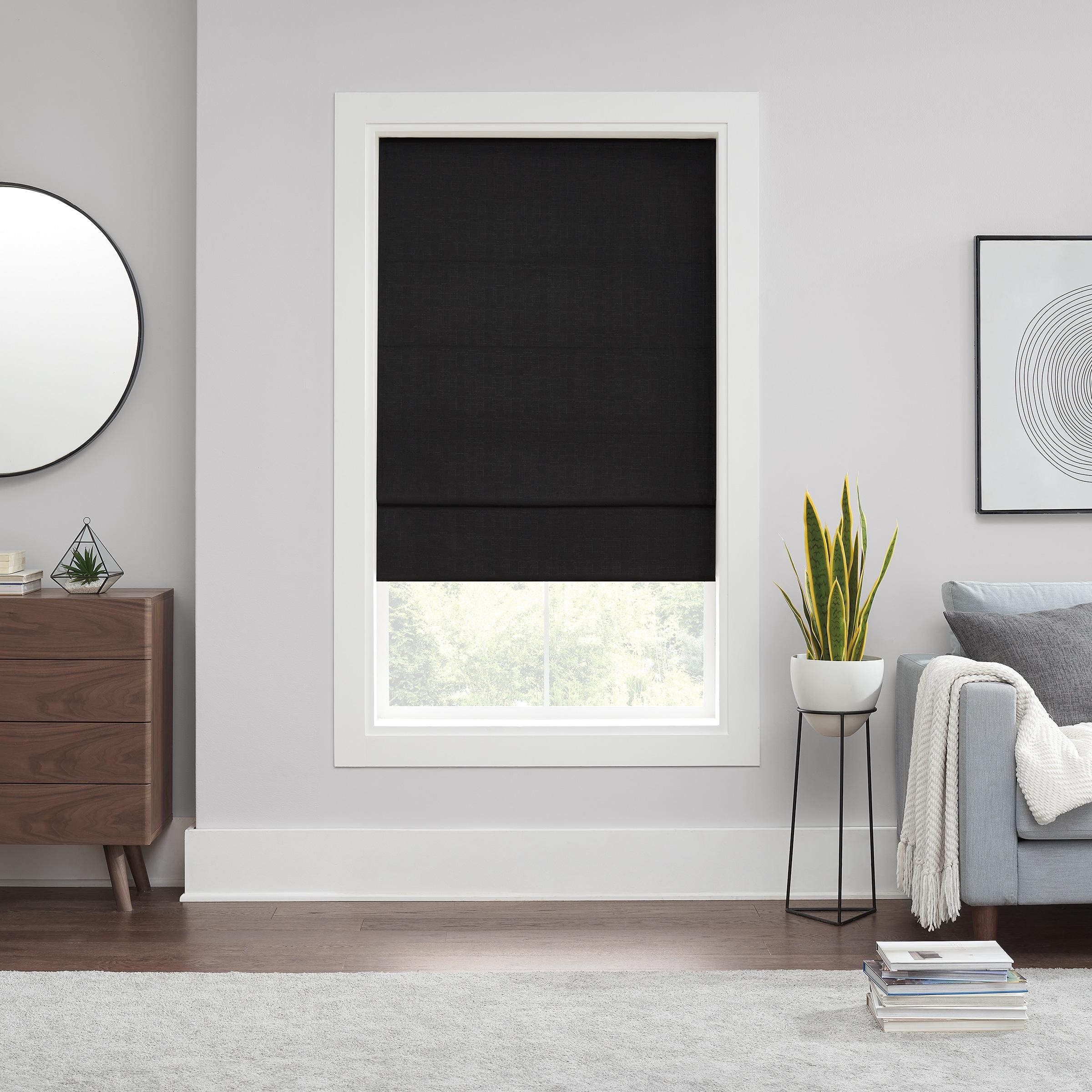 Amalgamated Textiles Exclusive Home Acadia 100% Blackout Roman Shade