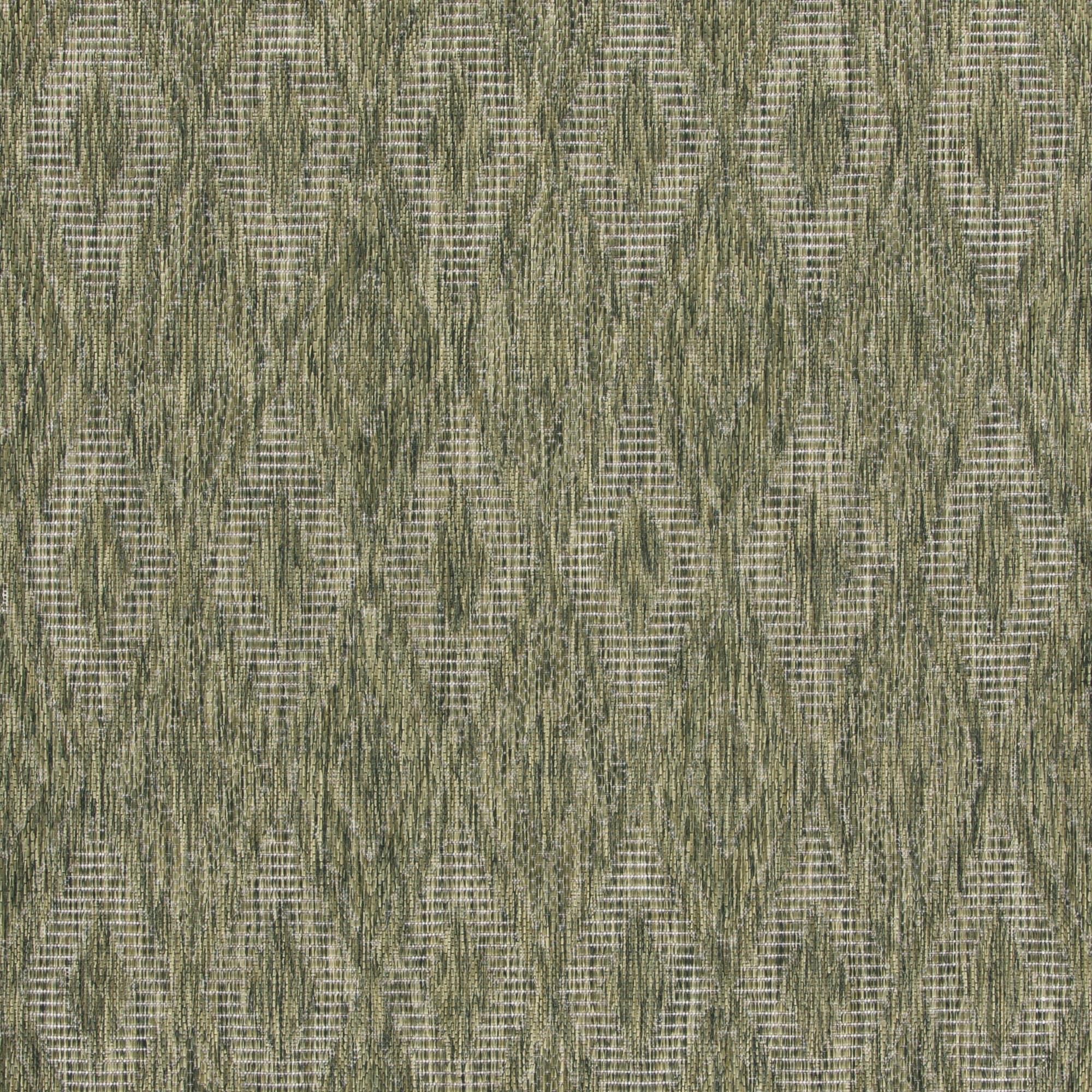 SAFAVIEH Courtyard Teodor Geometric Indoor/Outdoor Area Rug, Olive, 8' x 10'