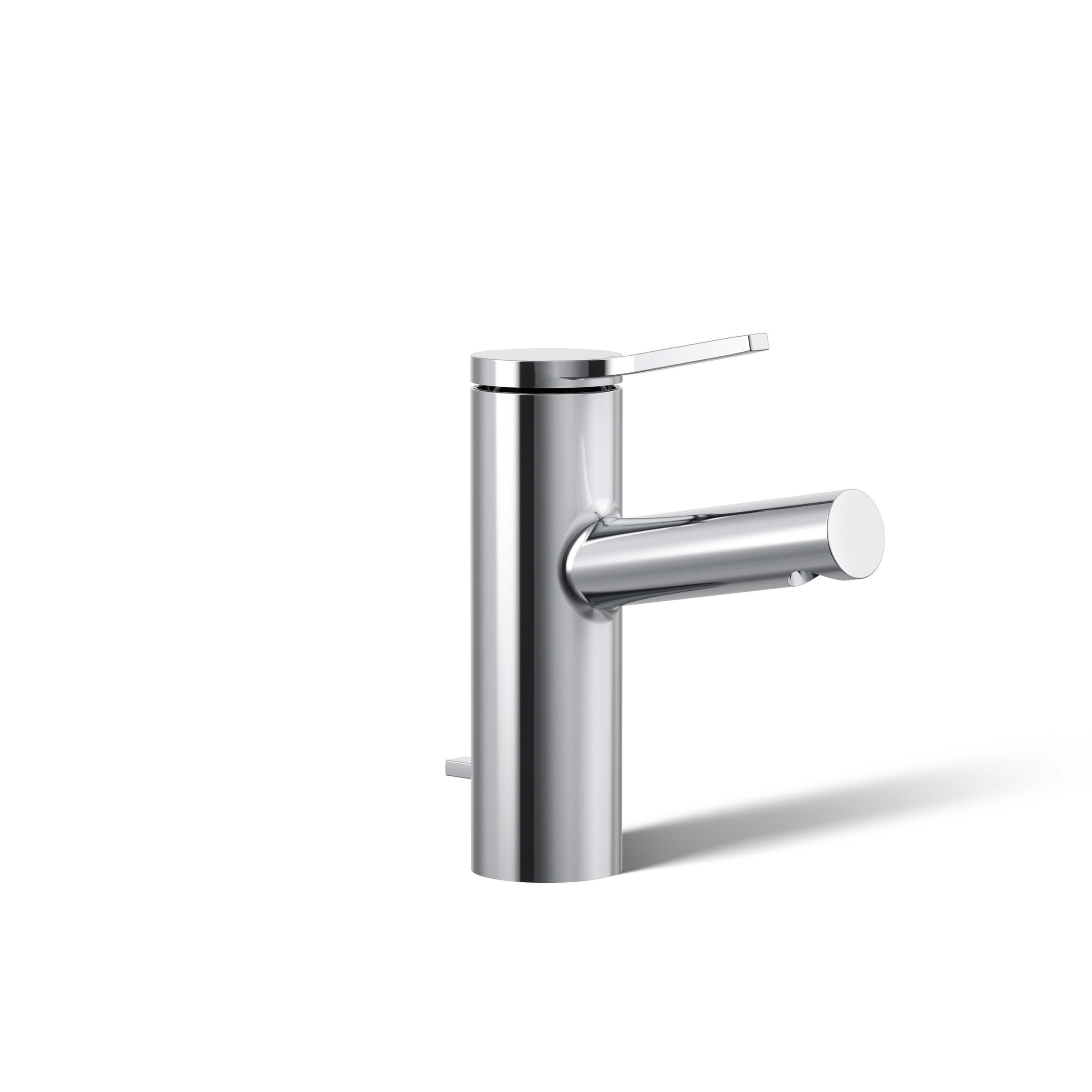 Kohler Elate Single-Handle Bathroom Faucet with Pop-Up Drain Assembly, One Hole Bathroom Sink Faucet, 1.2 gpm