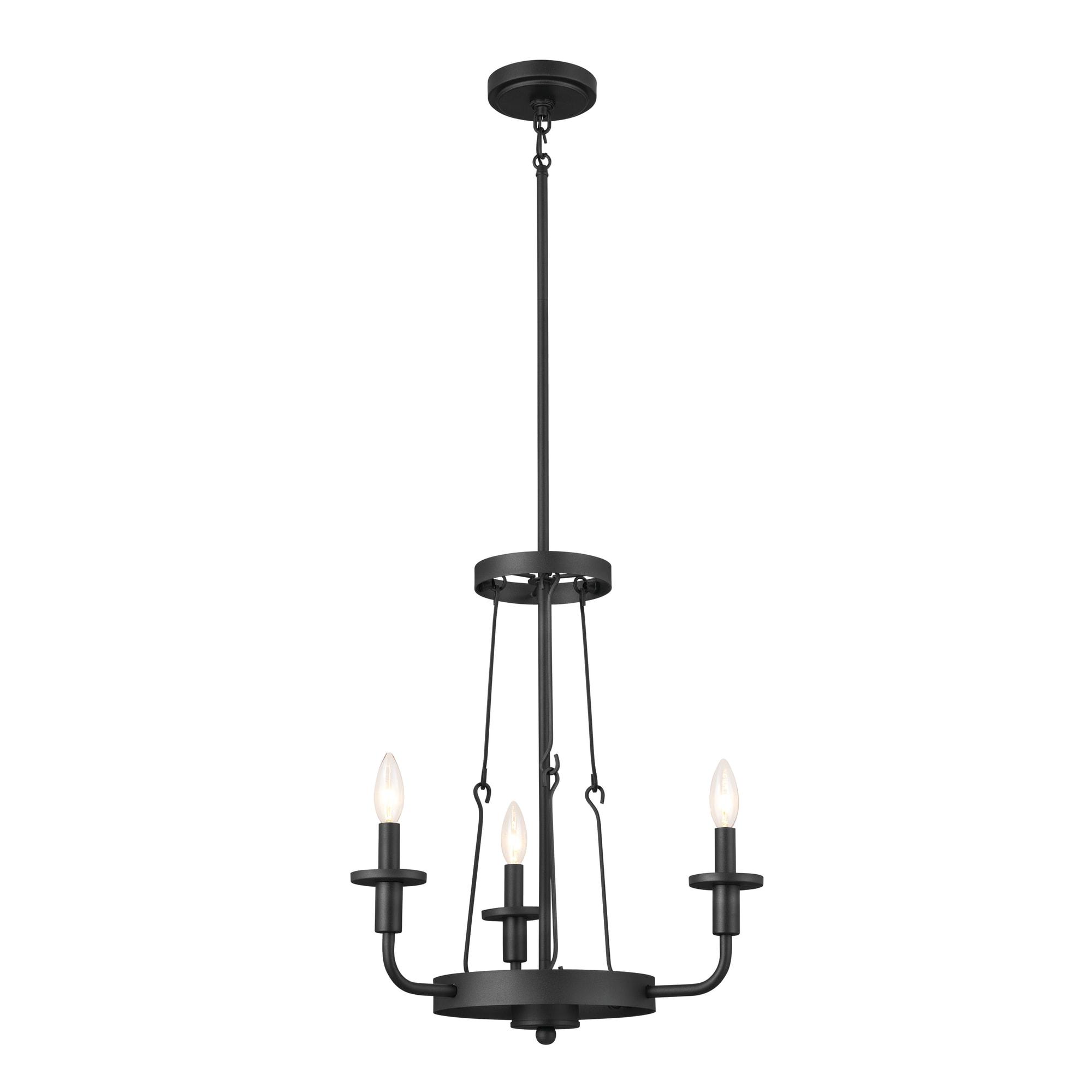 Kichler Lighting Vetivene 3 - Light Chandelier in  Textured Black
