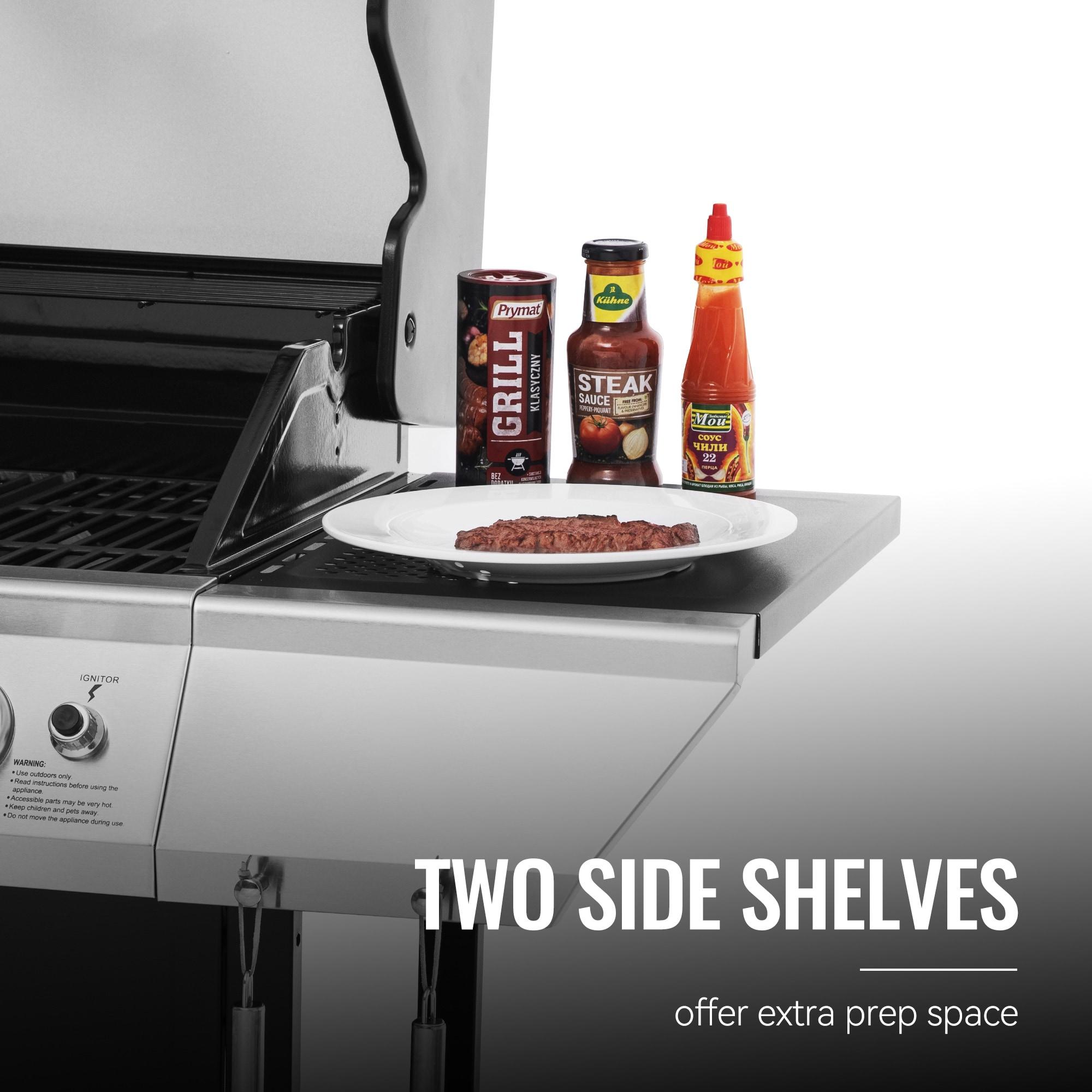 Royal Gourmet GA4400T Stainless Steel 4-Burner BBQ Gas Grill, 40,000 BTU