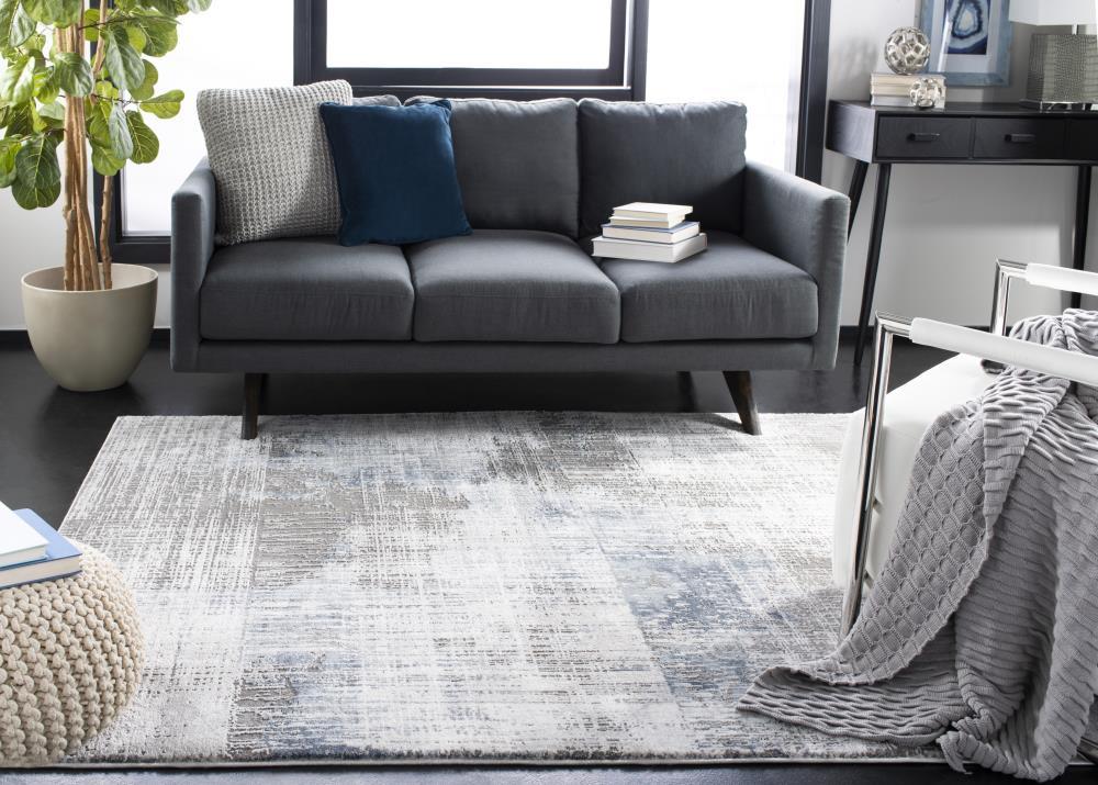 Craft CFT874 Loomed Indoor Area Rug - Grey/Blue - 5'3"x7'6" - Safavieh