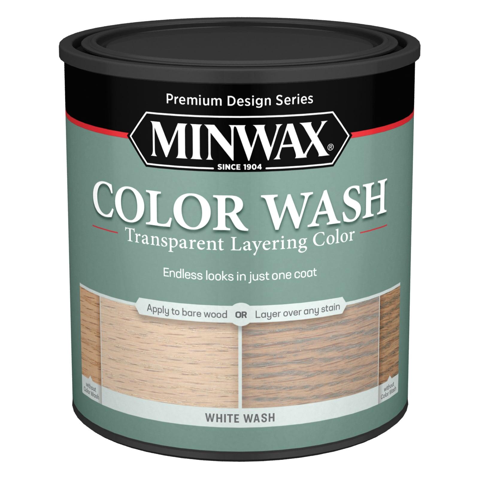 Minwax 1 Quart Transparent White Wash Water-Based Wood Stain