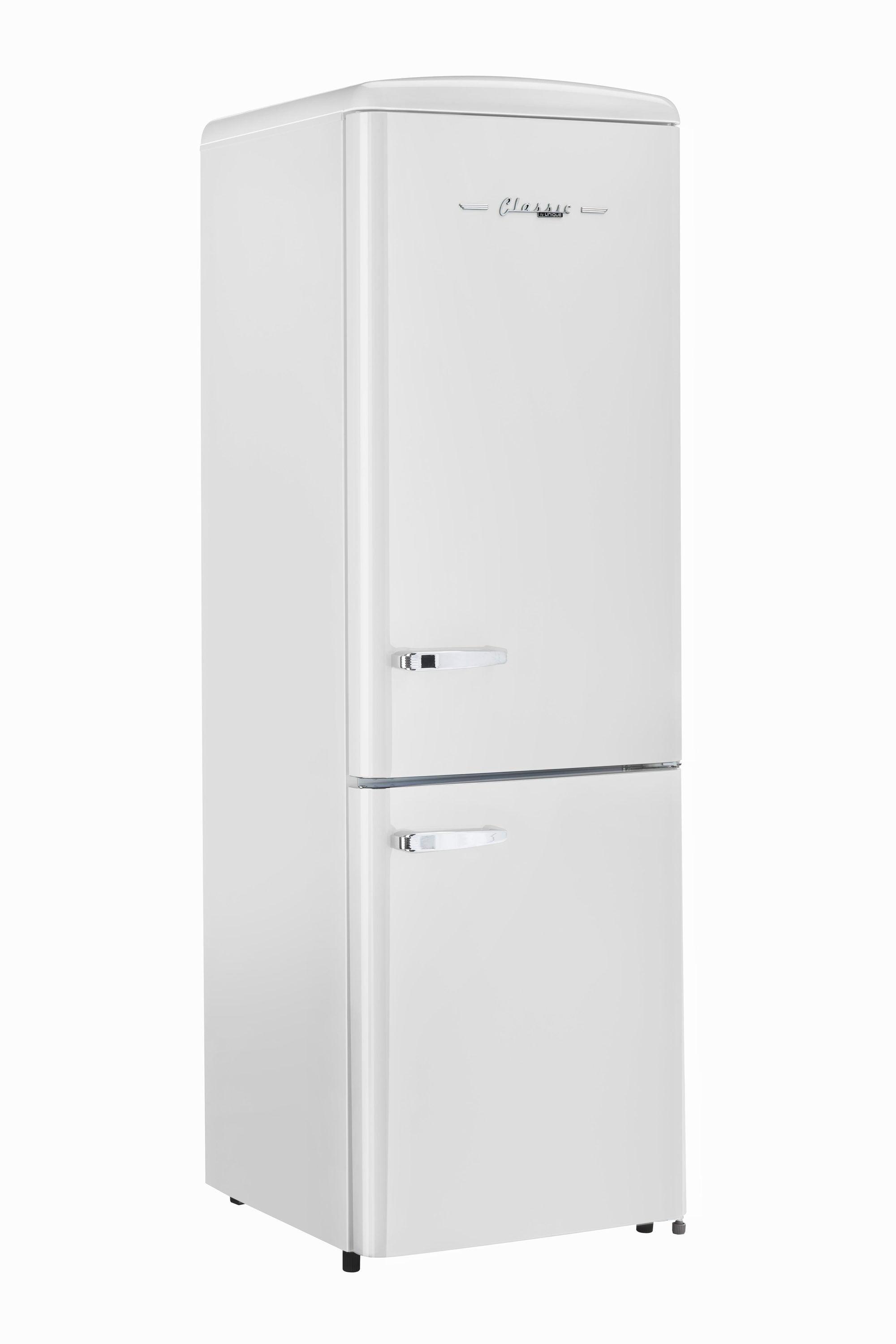 Unique Appliances Classic Retro 23.6" Frost-Free 11.7 cu. ft. Energy Star Certified Bottom Freezer Refrigerator UGP-330L W AC