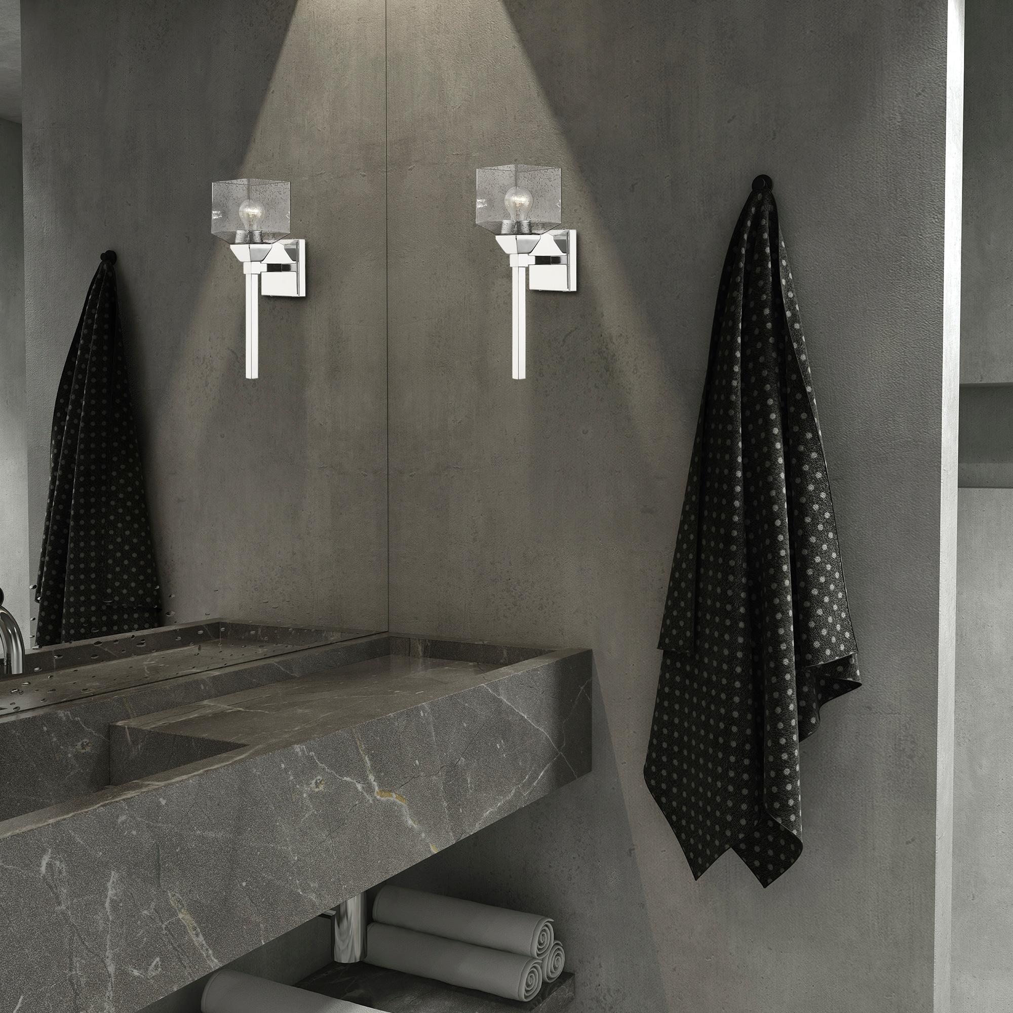 Livex Lighting Aragon 1 - Light Vanity in  Polished Chrome