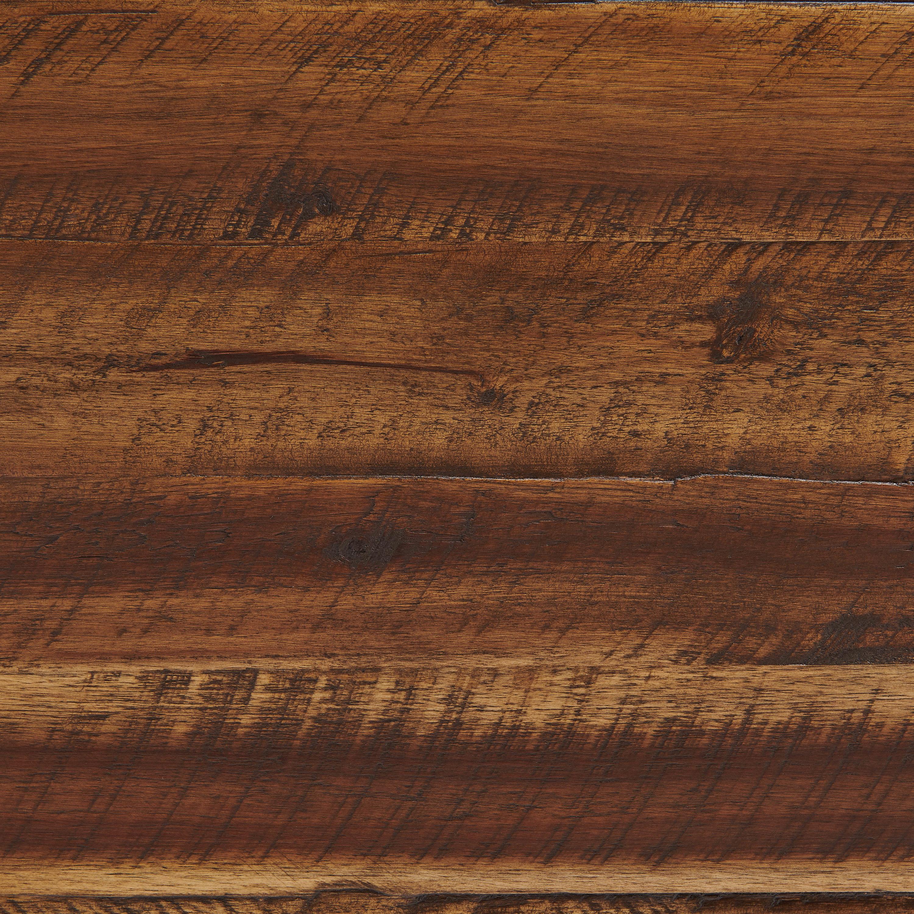 Durango Wood Entryway/Dining Bench Dark Brown - Alaterre Furniture: Industrial Accent, 60" Long
