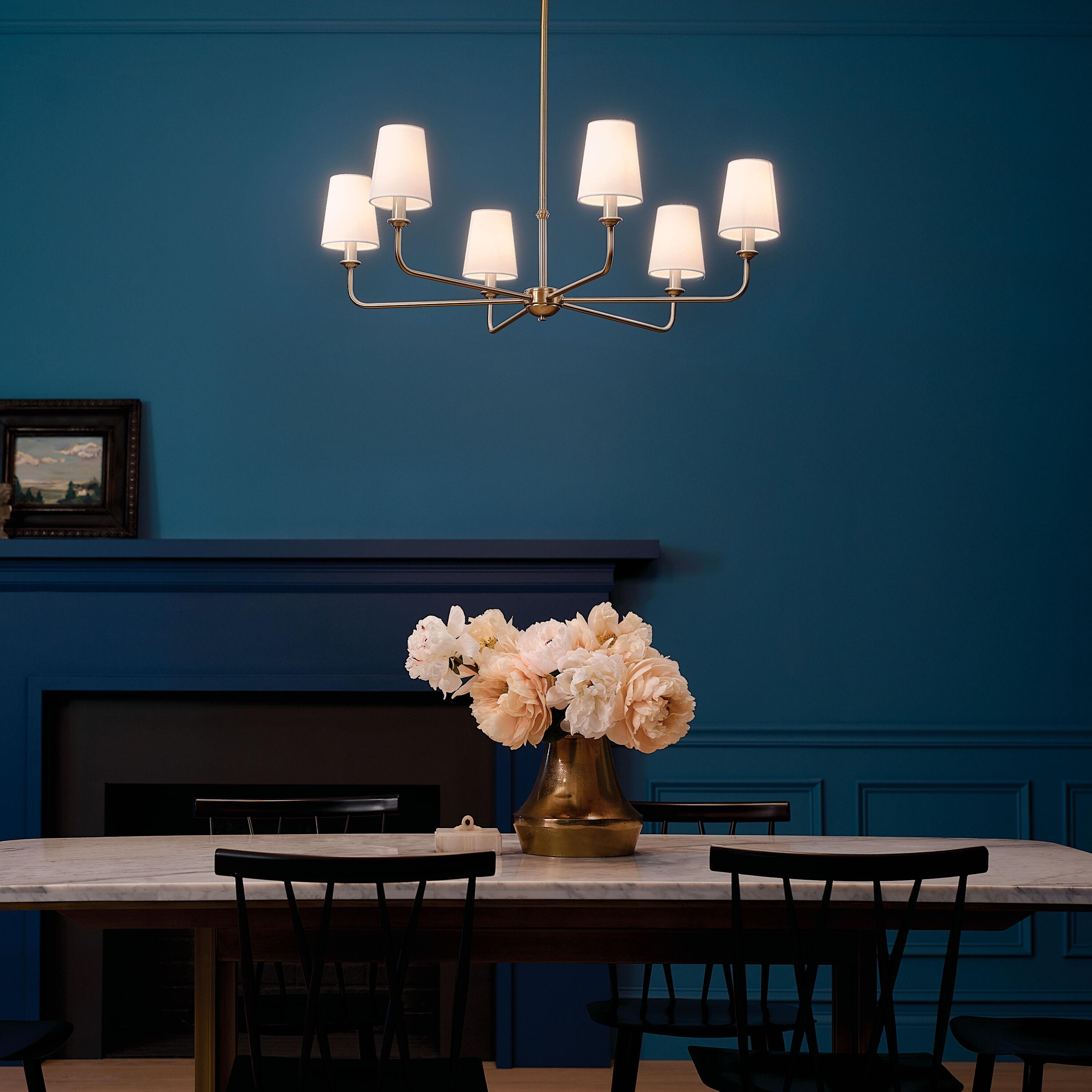 Kichler Lighting 6 - Light Dimmable Classic / Traditional Chandelier