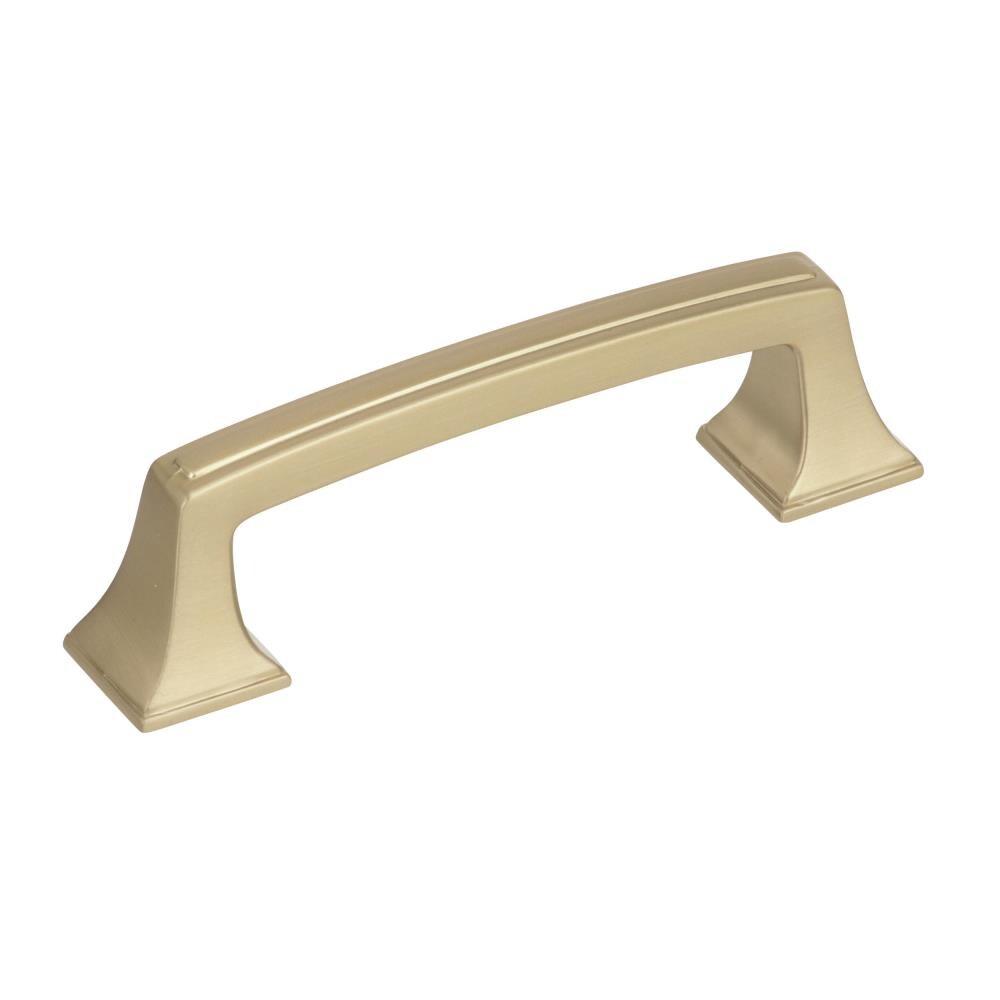 Amerock Mulholland 3 inch (76mm) Center-to-Center Golden Champagne Cabinet Pull