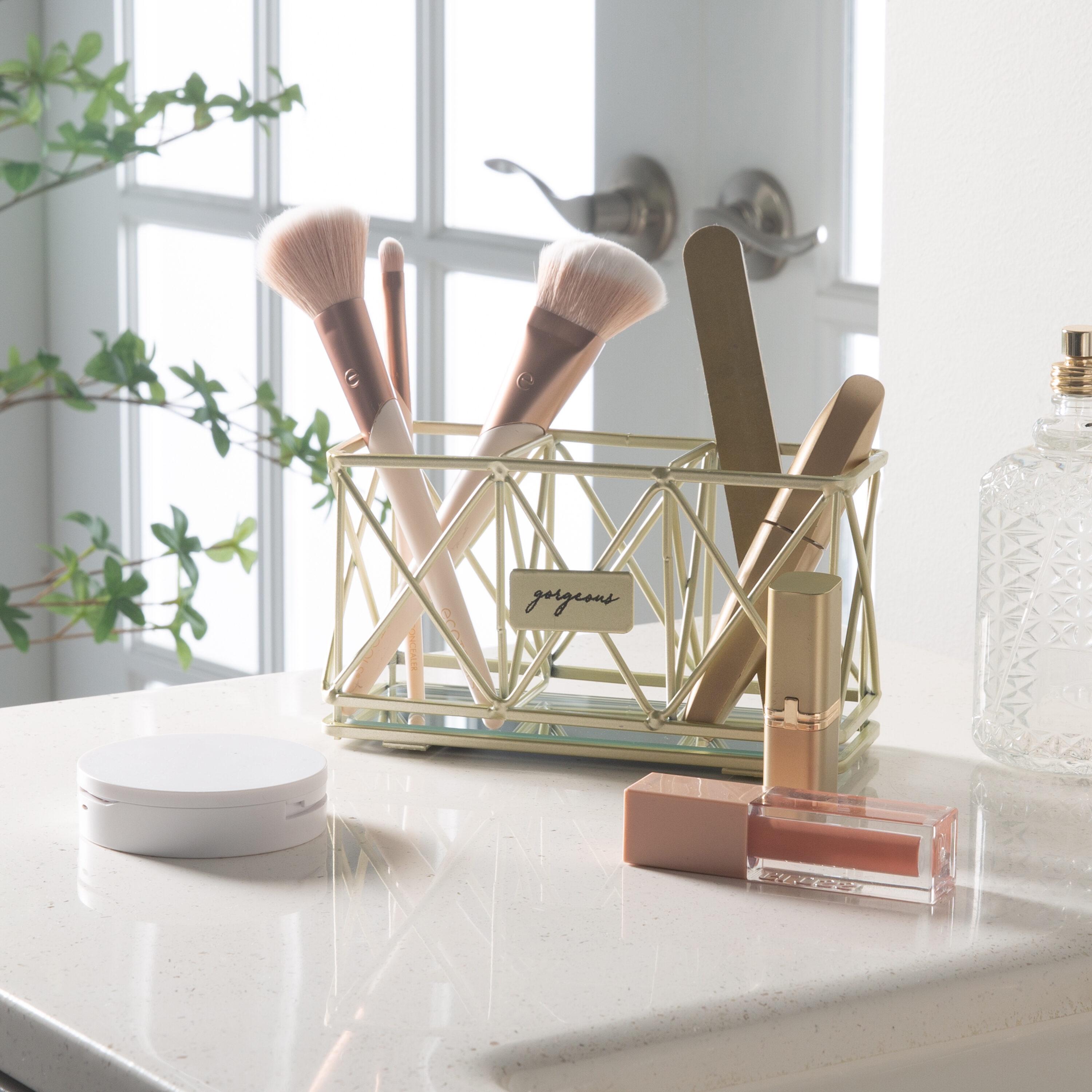 Home Details Metal Makeup Organizer