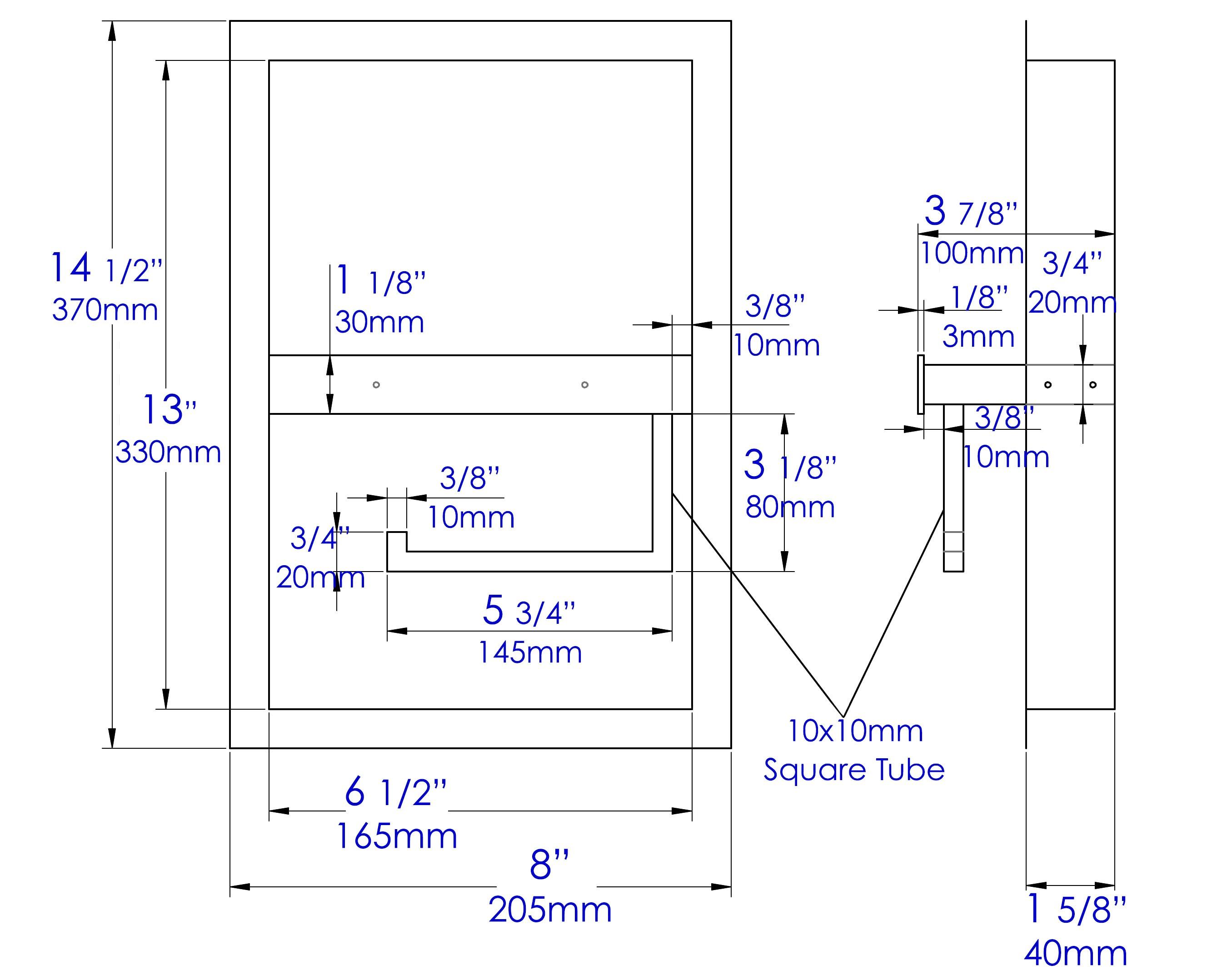PVD Stainless Steel Recessed Toilet Paper Holder / Bathroom Niche