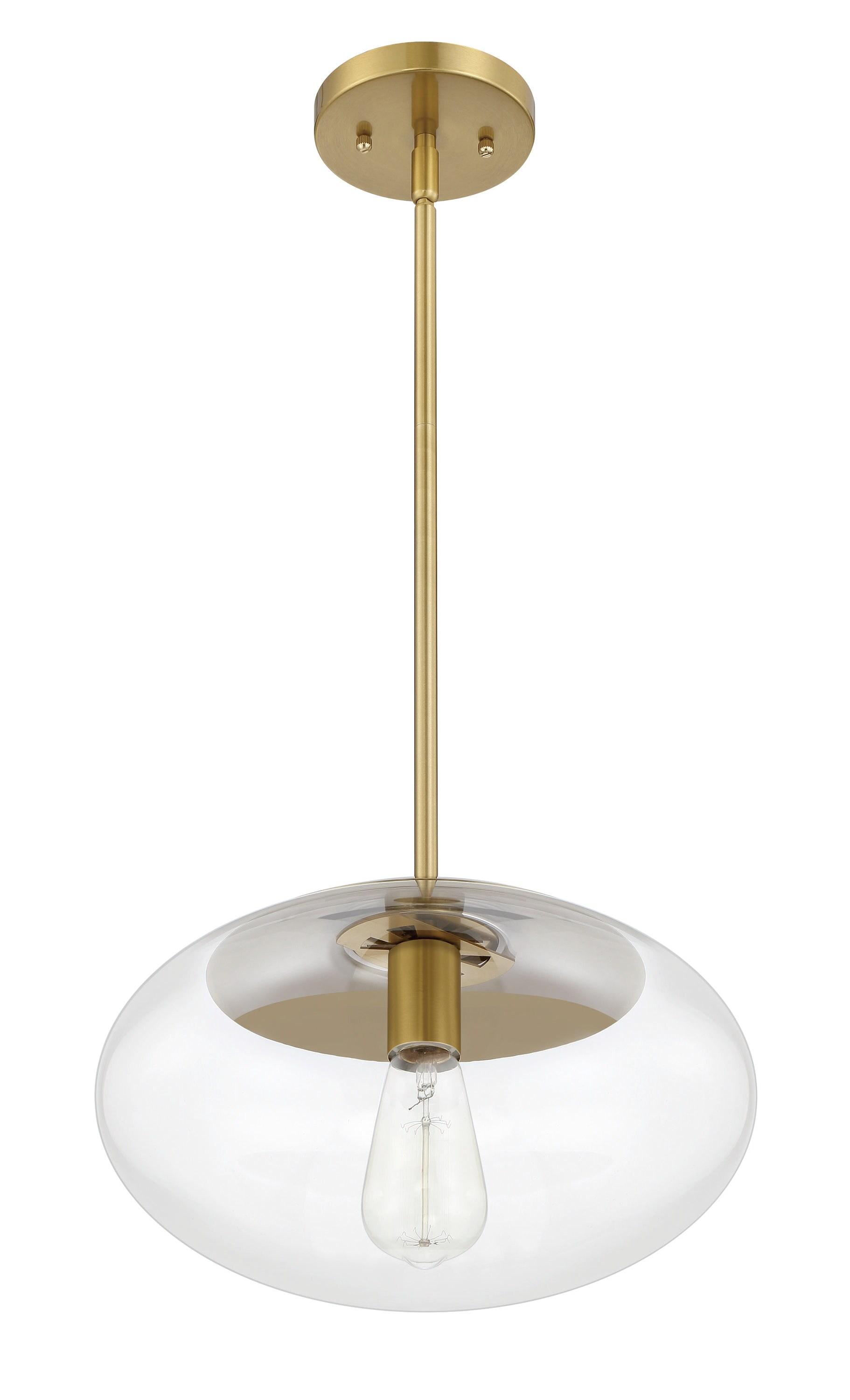 Craftmade Lighting Gaze 1 - Light Pendant in  Satin Brass