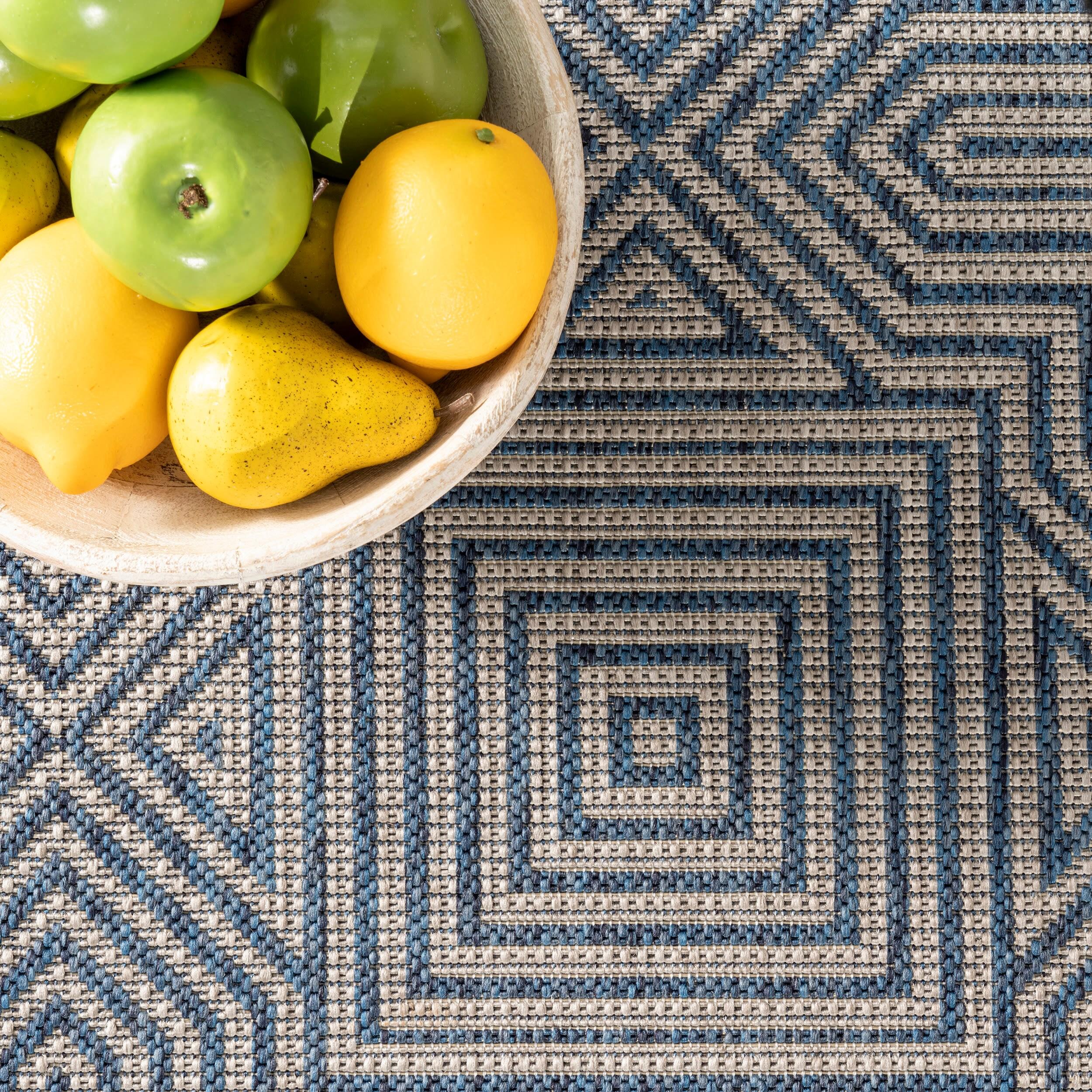 nuLOOM Kelsey Modern Abstract Indoor and Outdoor Area Rug