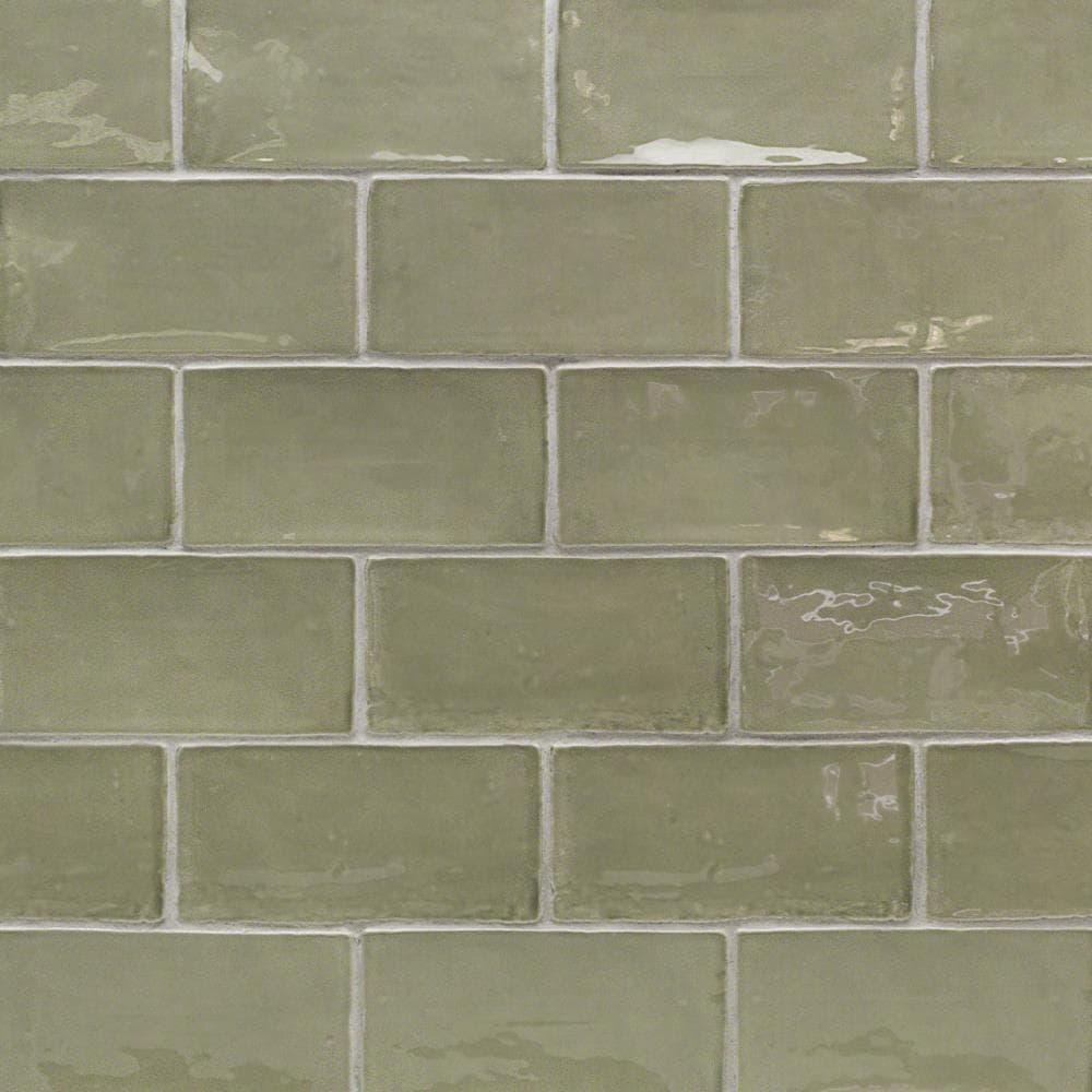 Barcelona 3" W x 6" L Polished Ceramic Subway Wall Tile (5.38 Sq. Ft. / Case)