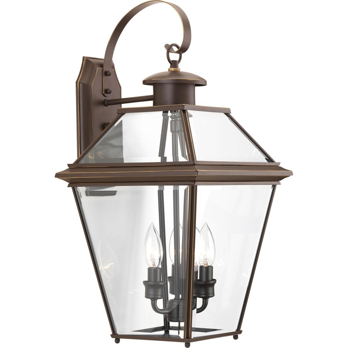 Calais 3 Light Empire Outdoor Wall Light